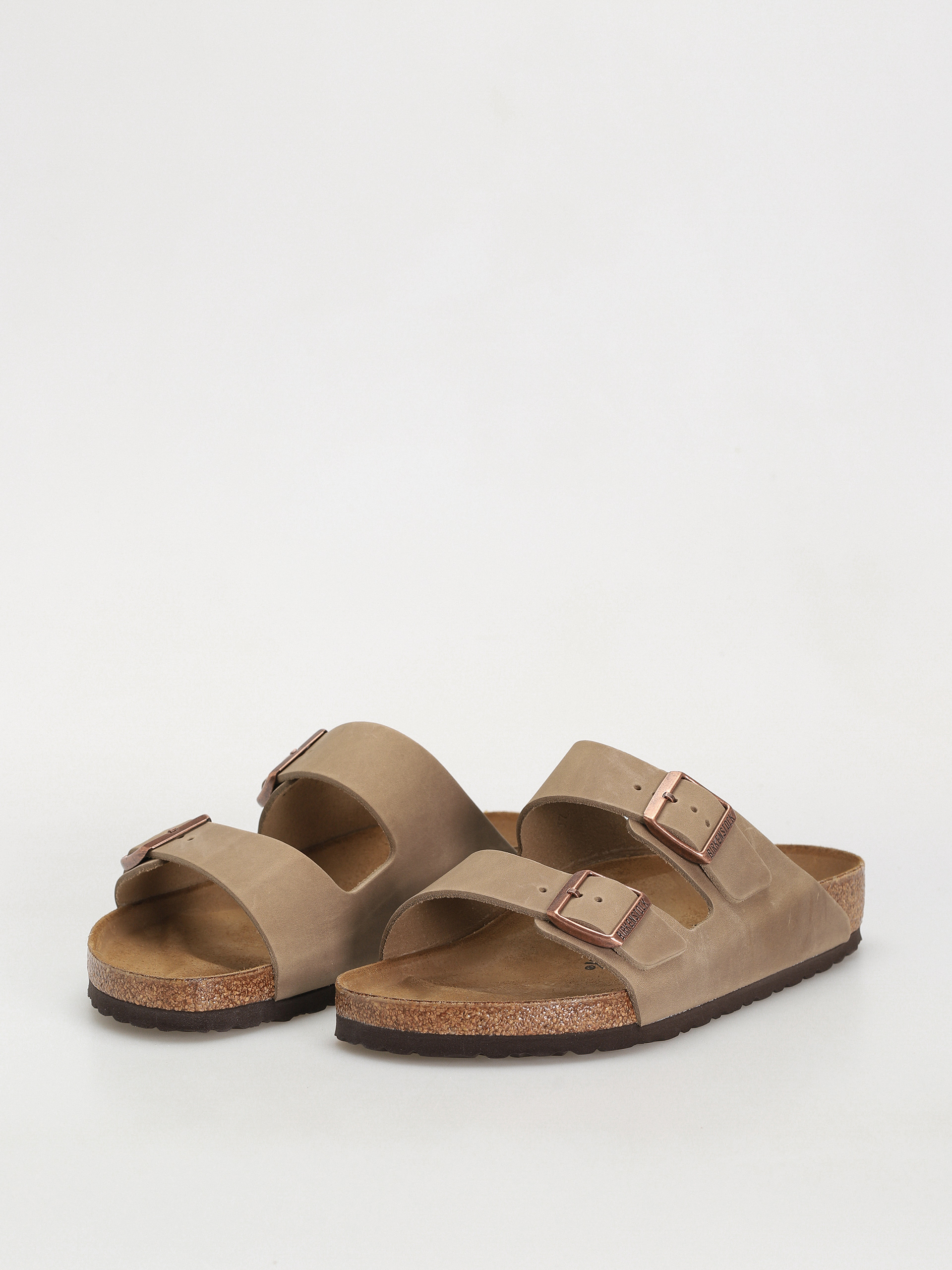 Šľapky Birkenstock Arizona Oiled Leather Regular (tobacco brown)