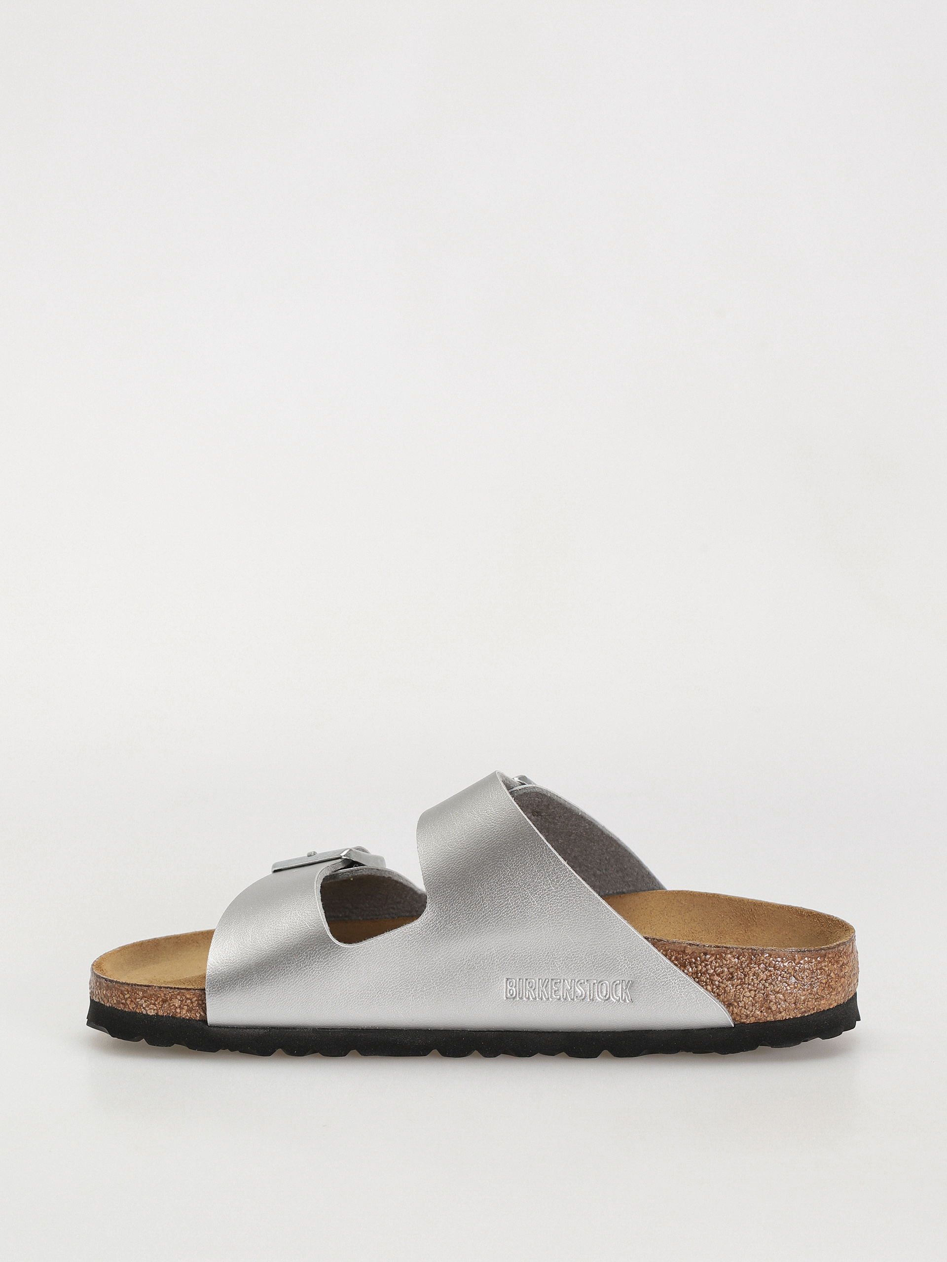 Šľapky Birkenstock Arizona Birko Flor Narrow Wmn (silver)