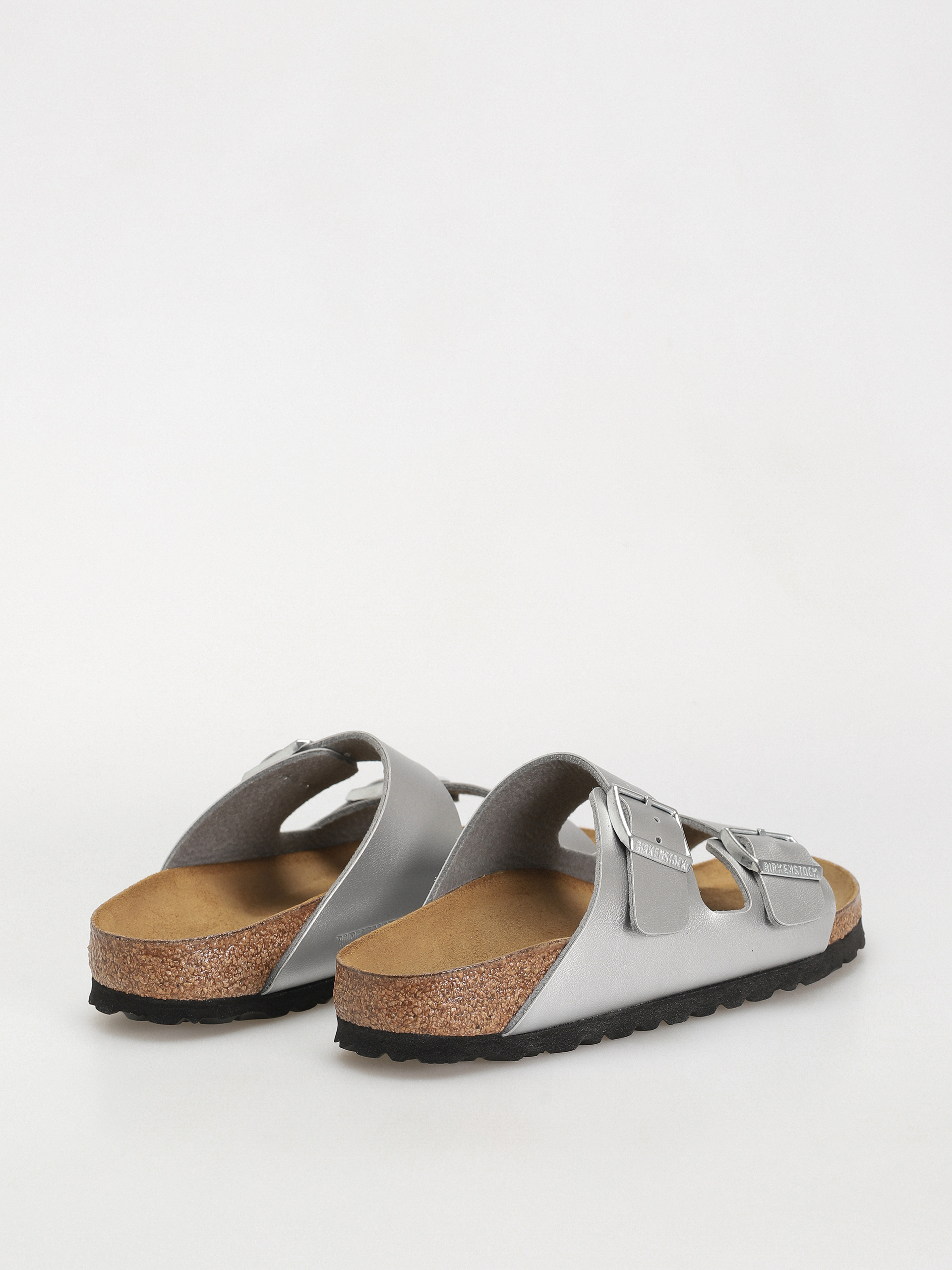 Šľapky Birkenstock Arizona Birko Flor Narrow Wmn (silver)