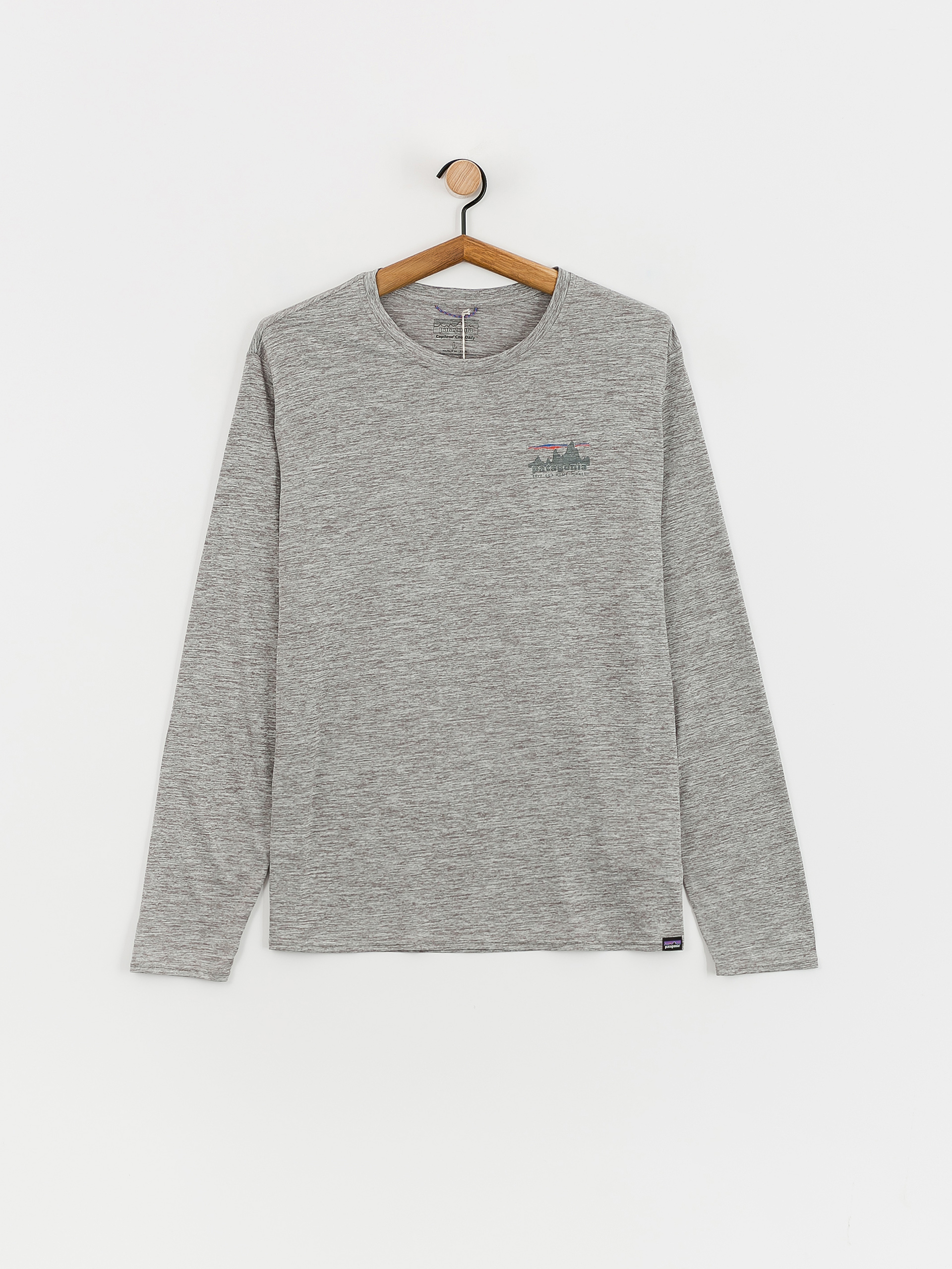 Triko Patagonia Cap Cool Daily Graphic (73 skyline feather grey)