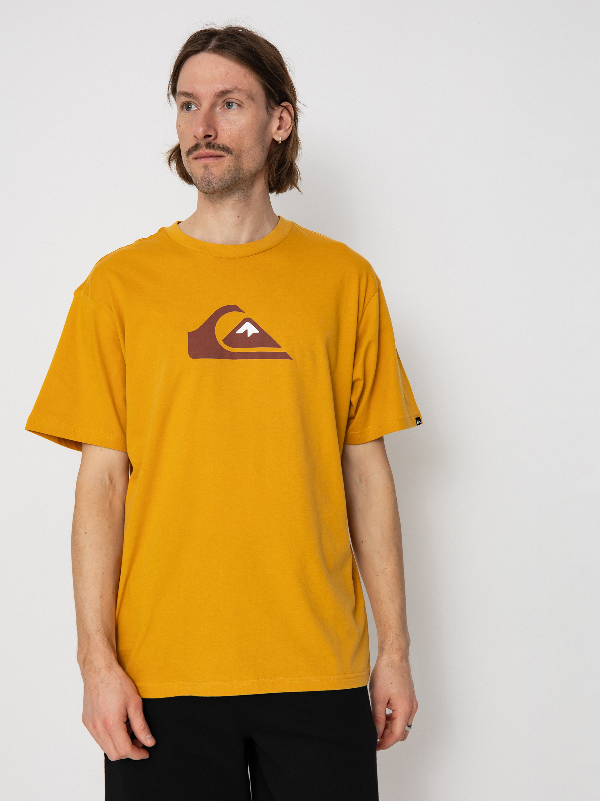 Tričko Quiksilver Comp Logo (mustard)