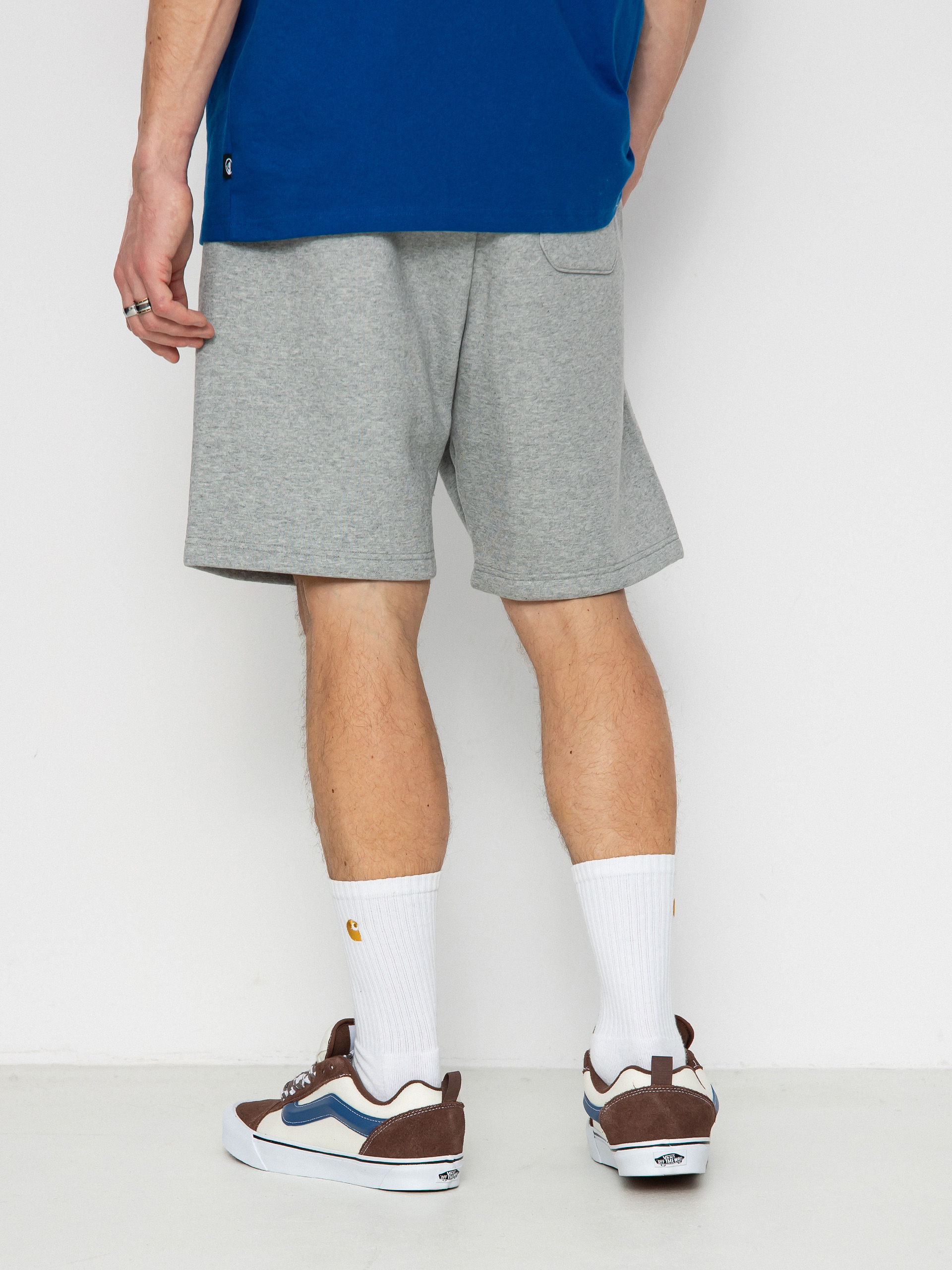 Kraťasy Carhartt WIP Chase (grey heather/gold)