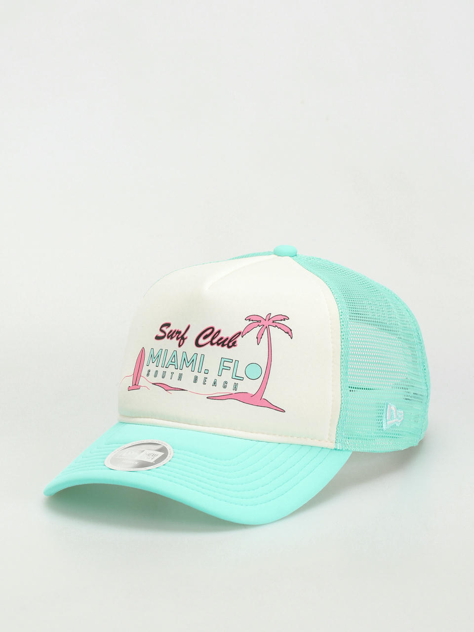 Šiltovka New Era Foam Front Trucker Wmn (mint/white)