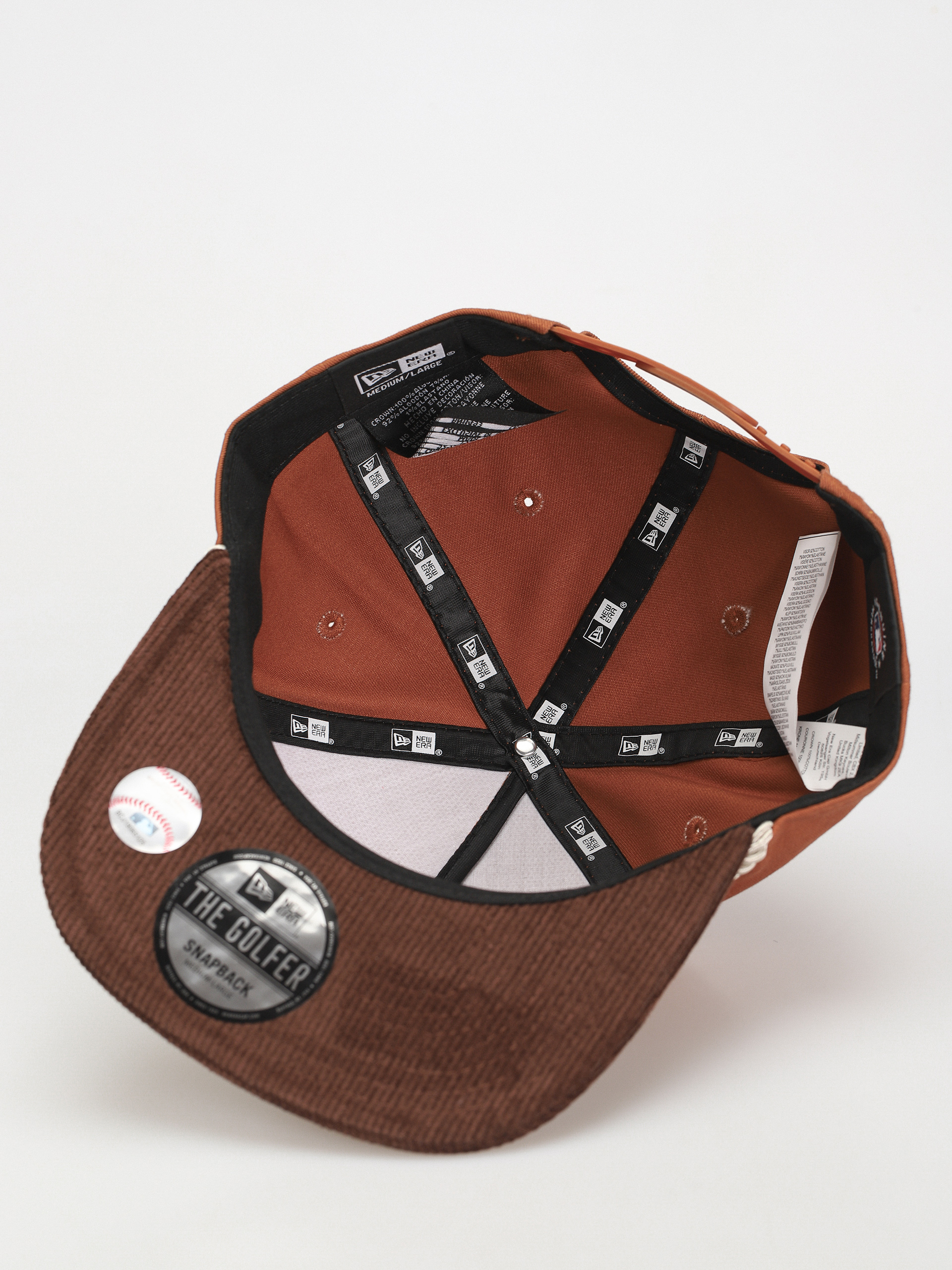 Šiltovka New Era Cord Golfer Atlanta Braves (brown/orange)