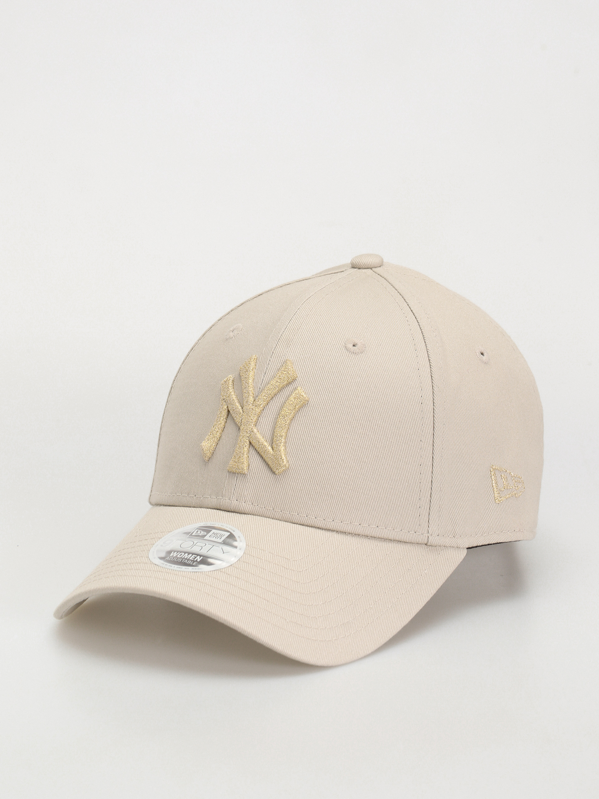 Šiltovka New Era Metallic Logo 9Forty New York Yankees Wmn (stone/gold)