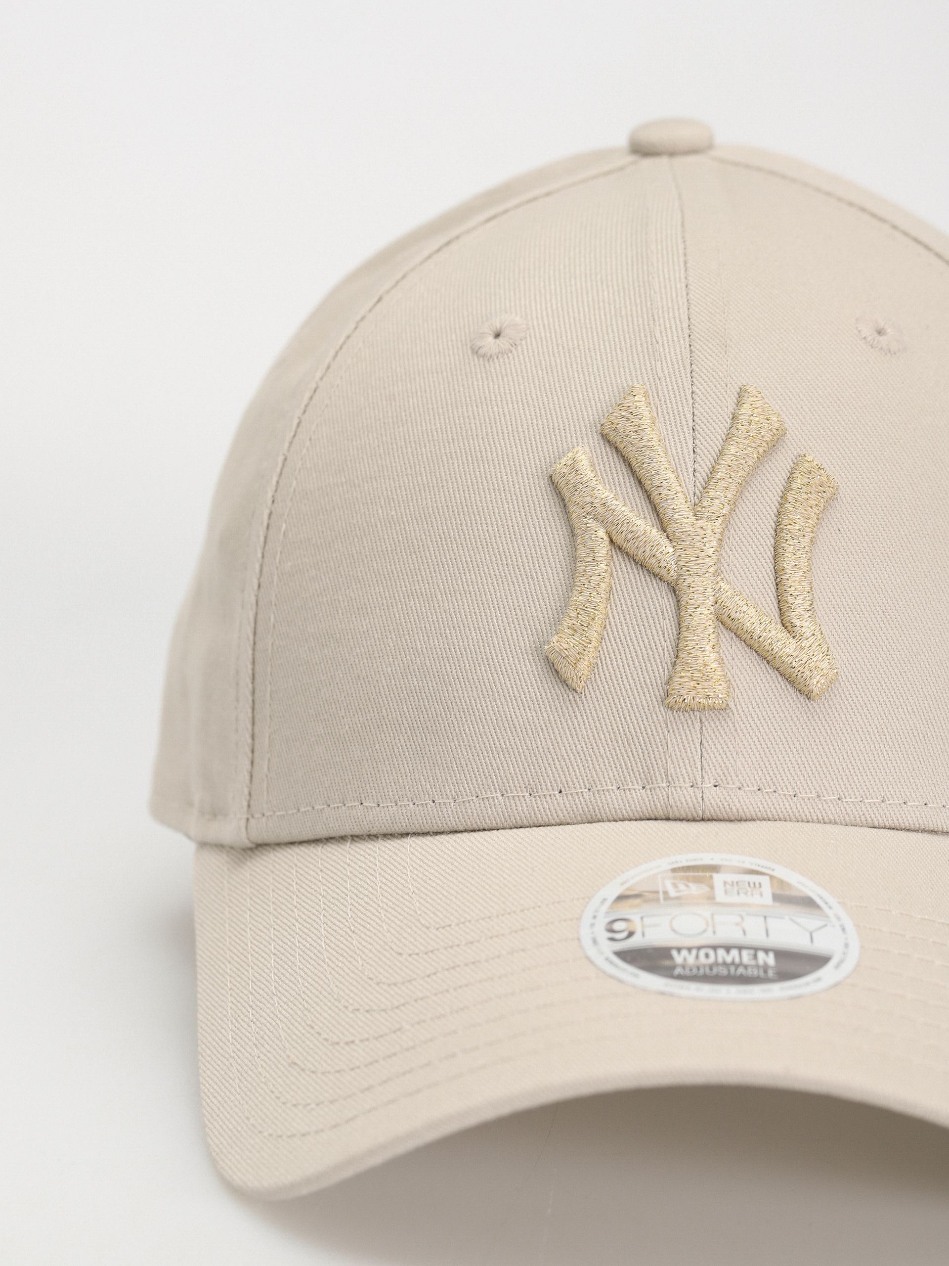 Šiltovka New Era Metallic Logo 9Forty New York Yankees Wmn (stone/gold)