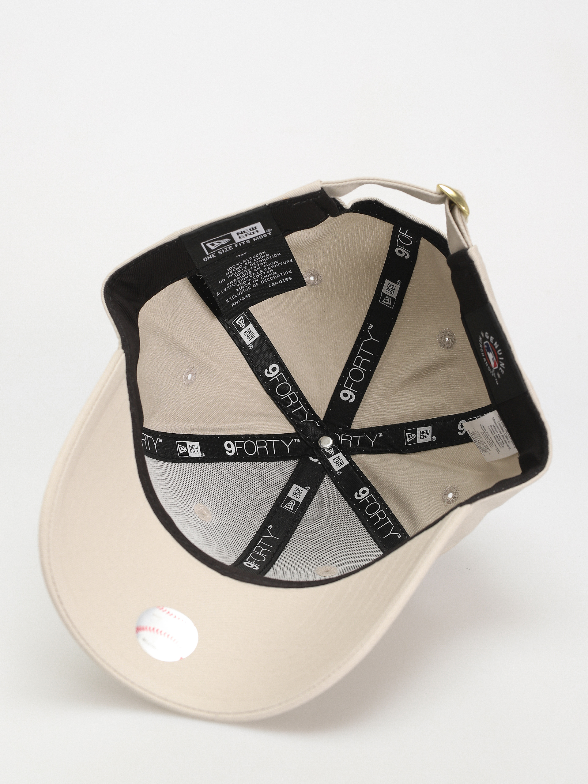 Šiltovka New Era Metallic Logo 9Forty New York Yankees Wmn (stone/gold)