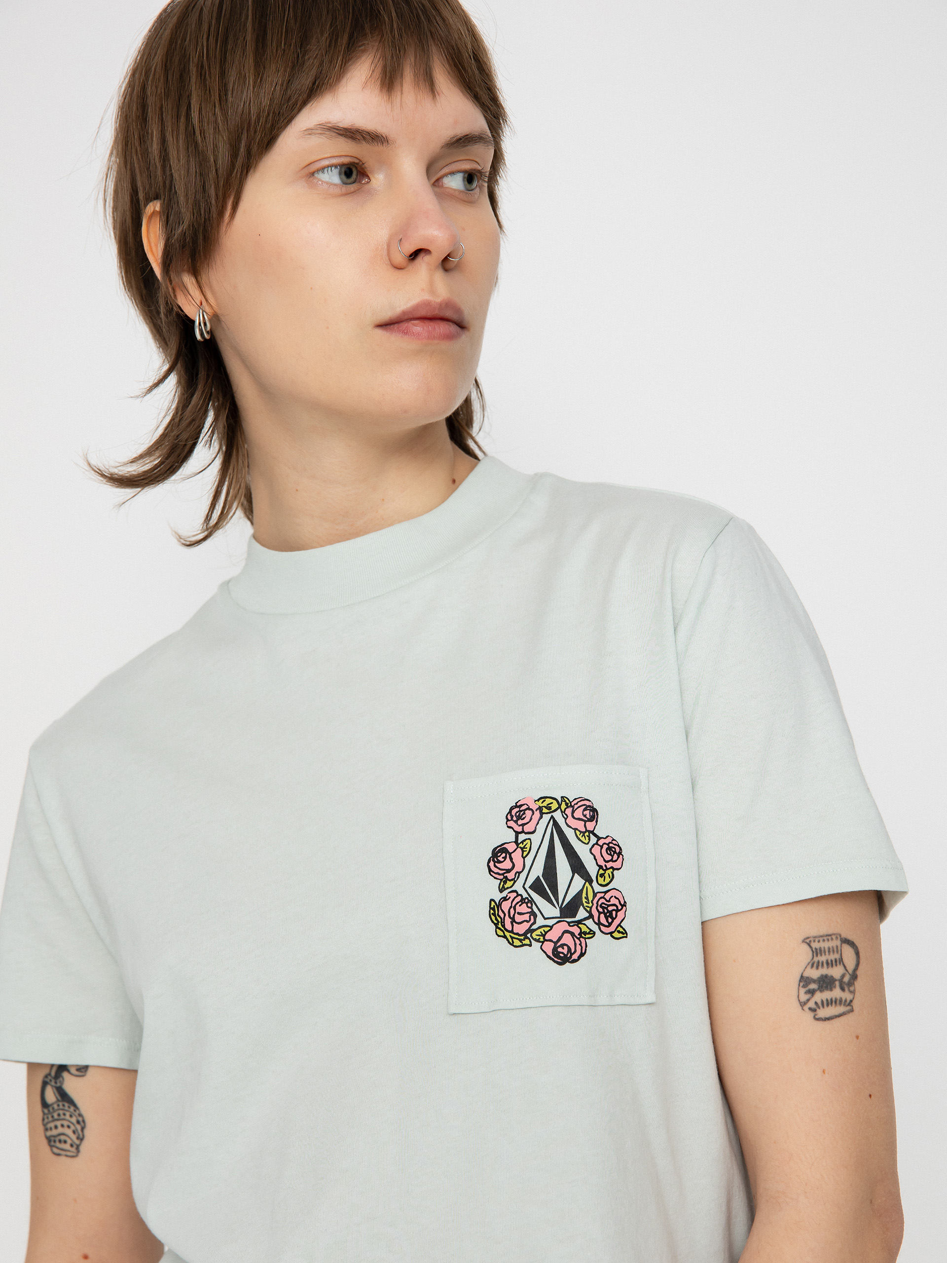 Tričko Volcom Pocket Dial Wmn (chlorine)