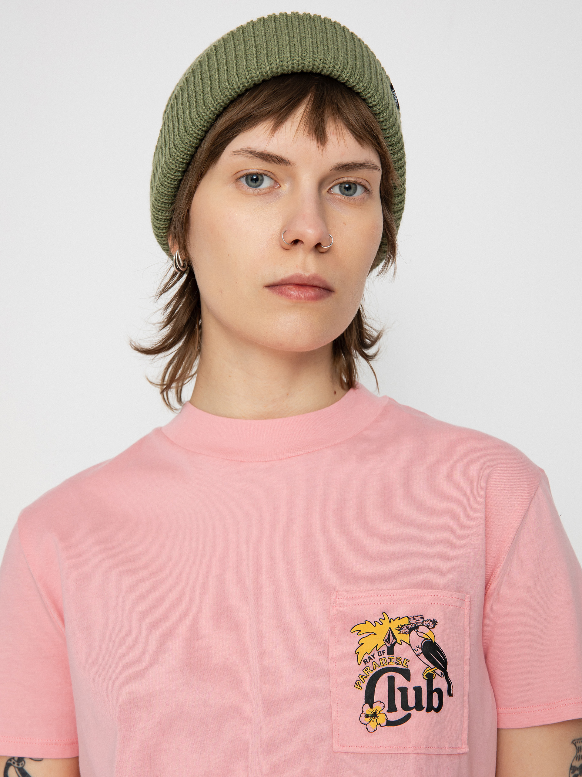 Tričko Volcom Pocket Dial Wmn (guava)