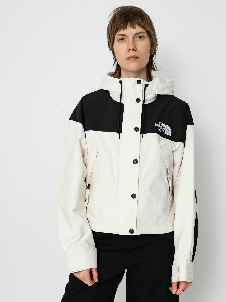 Bunda The North Face Reign On Wmn (white dune/tnf black)