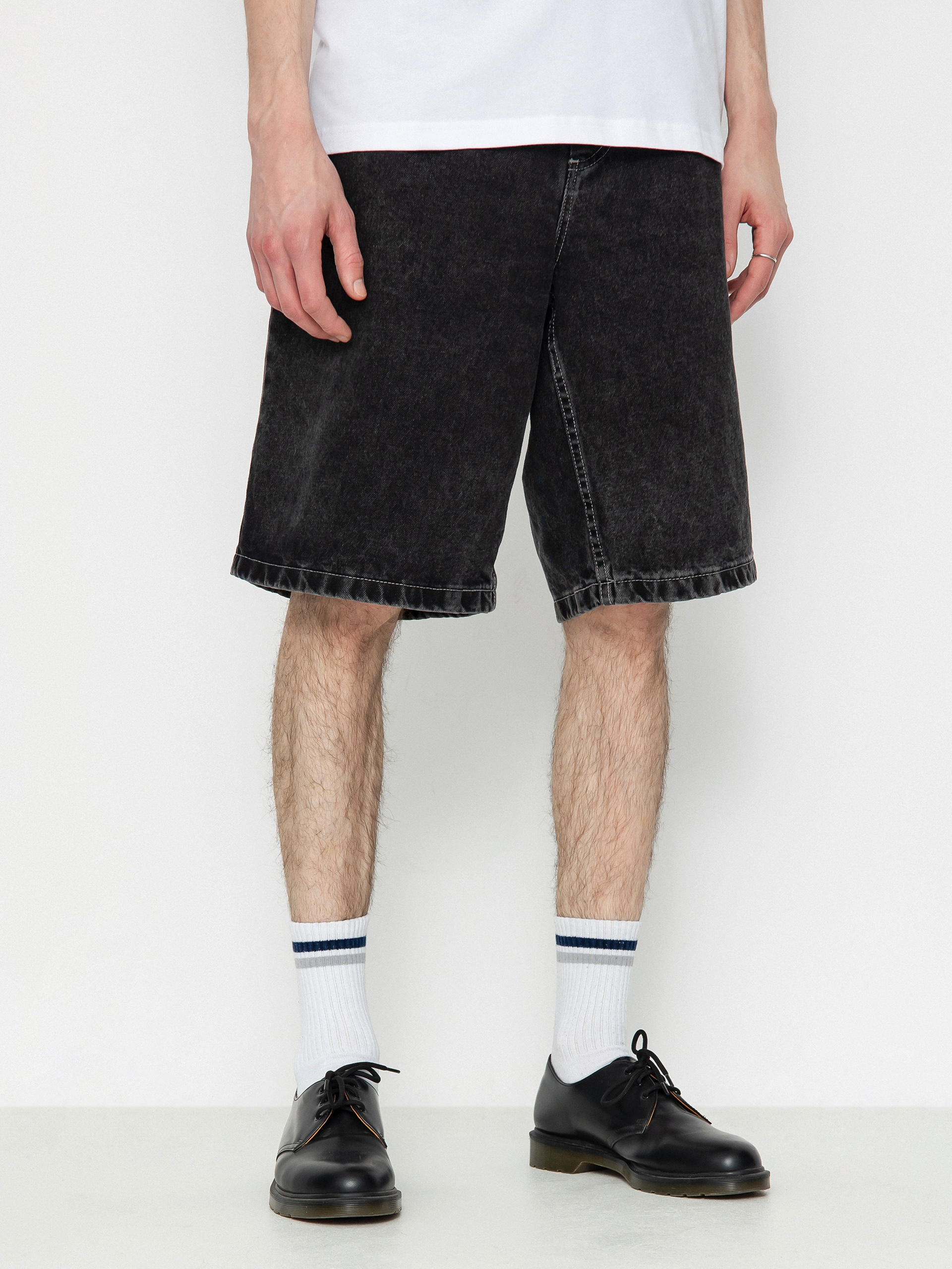 Kraťasy Polar Skate Big Boy (silver black)