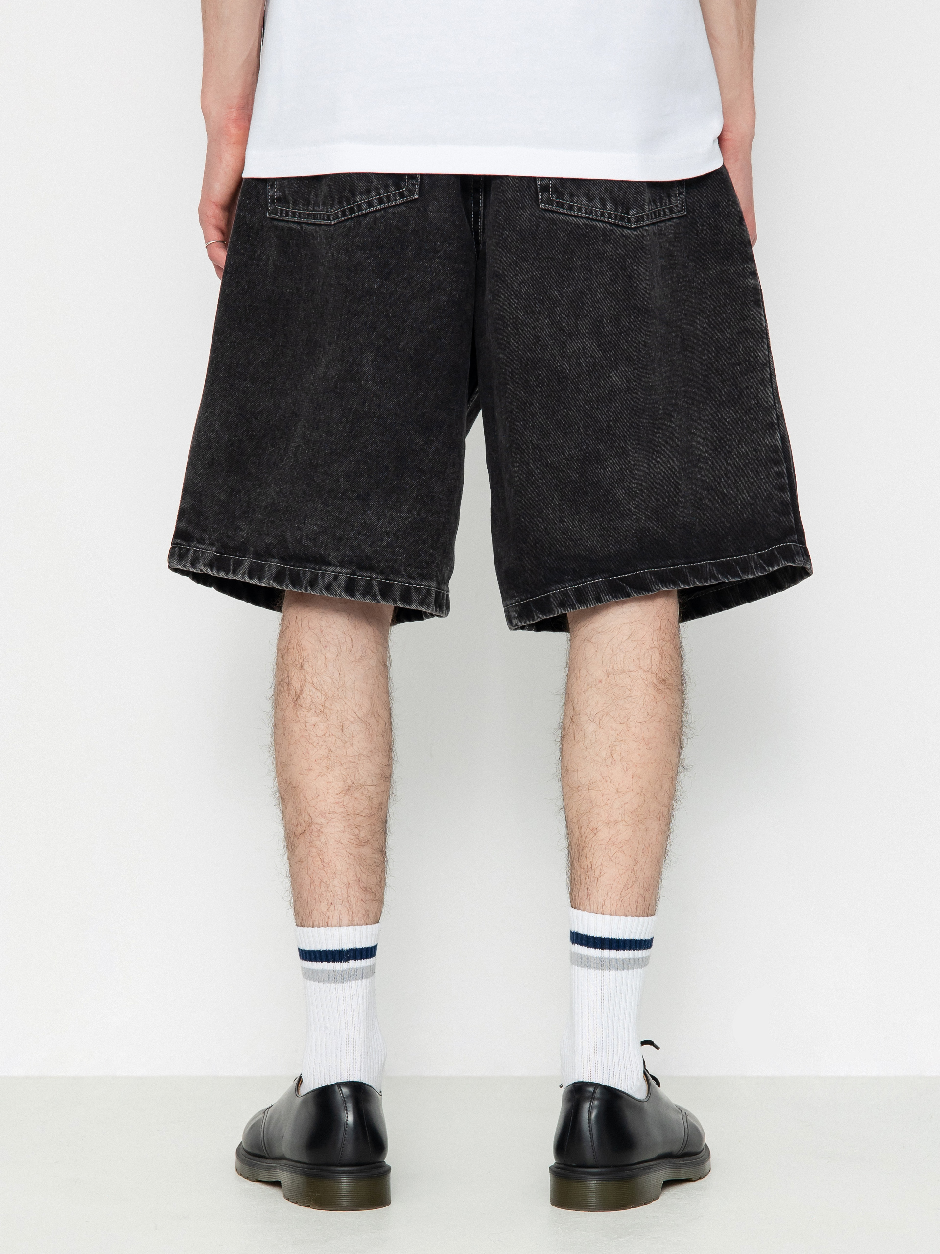 Kraťasy Polar Skate Big Boy (silver black)