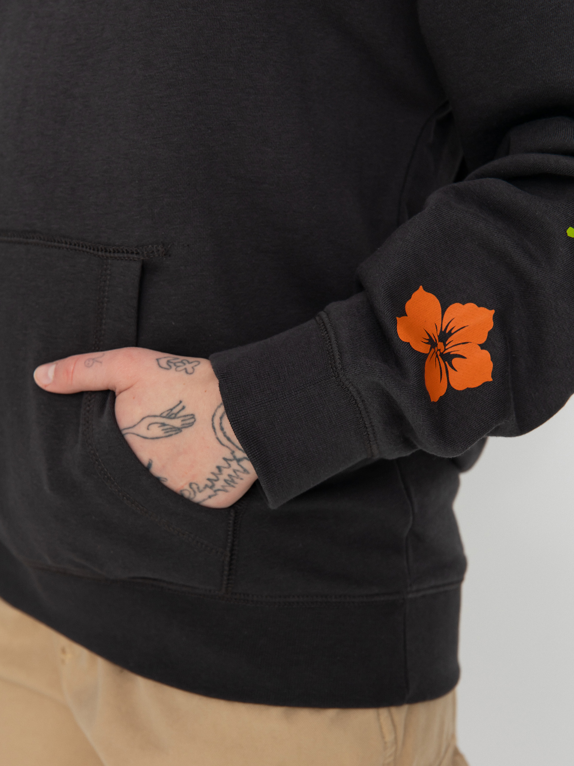 Mikina s kapucňou Billabong Best Coast HD Wmn (off black)