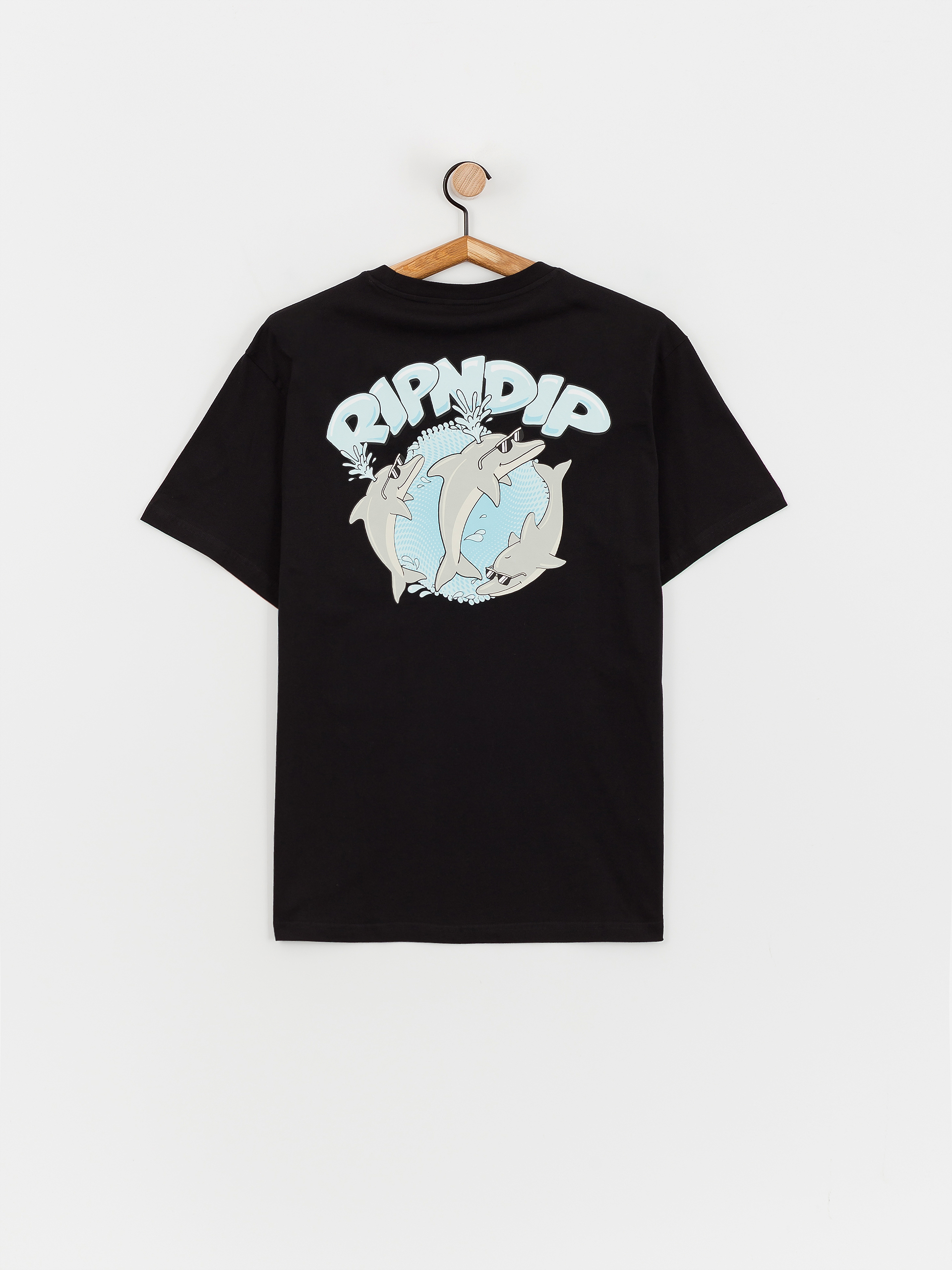 Tričko RipNDip Dolphin Dudes (black)