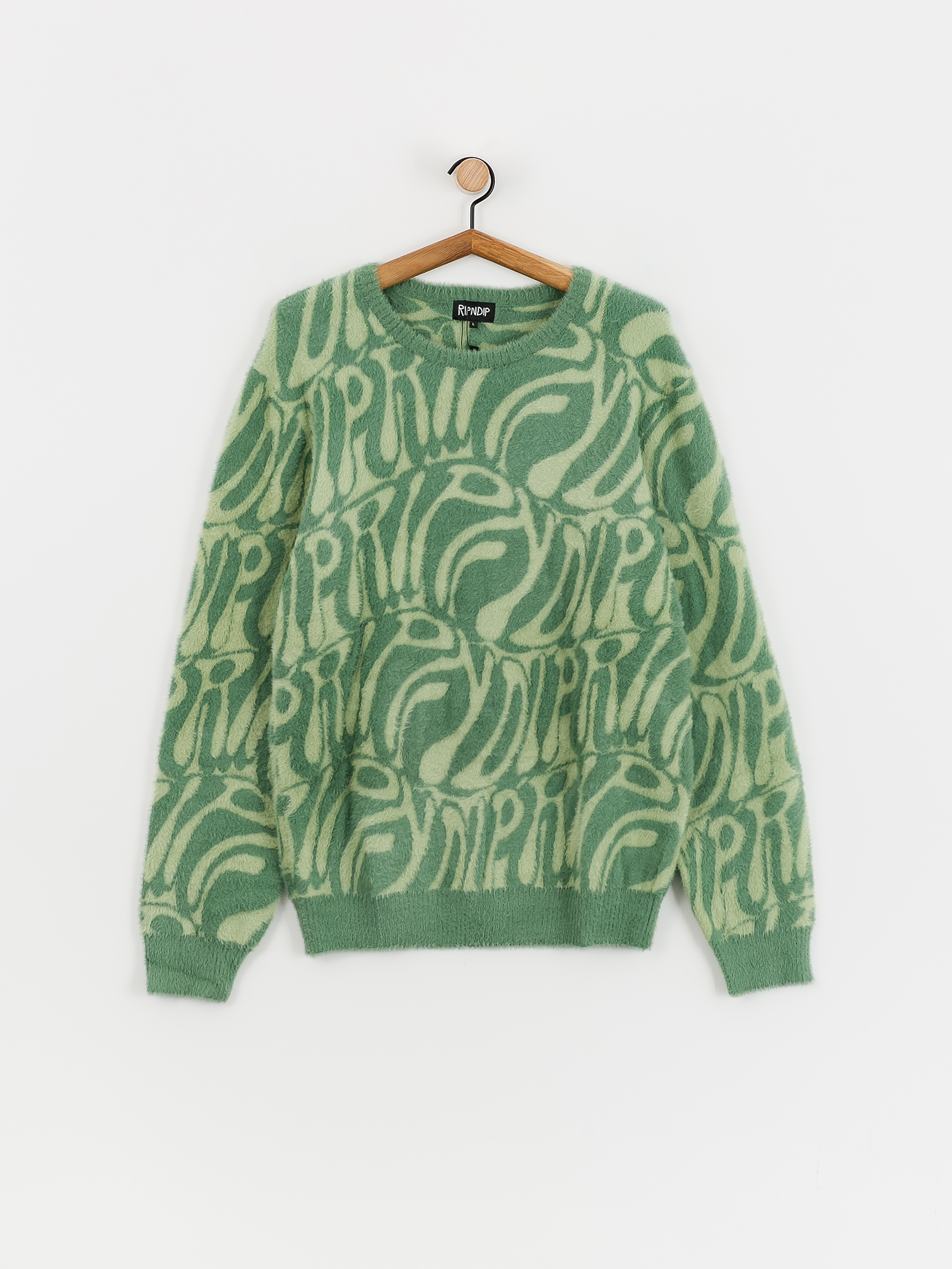 Sveter RipNDip Wilshire Knit Mohair (pine)