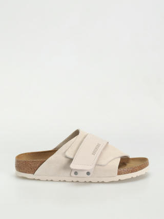 Šľapky Birkenstock Kyoto Nubuck Suede Leather Narrow Wmn (antique white)