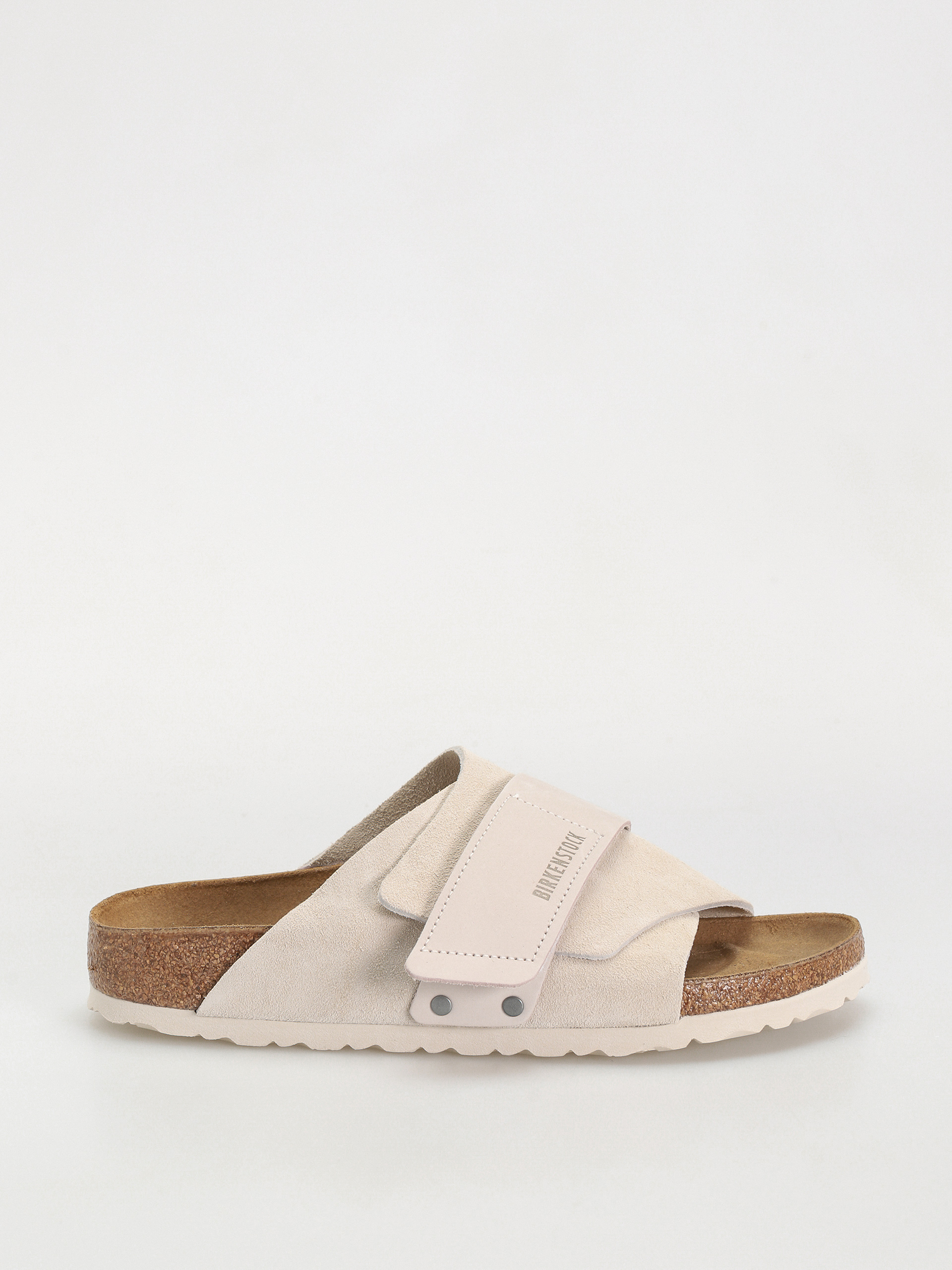 u0160u013eapky Birkenstock Kyoto Nubuck Suede Leather Narrow Wmn (antique white)