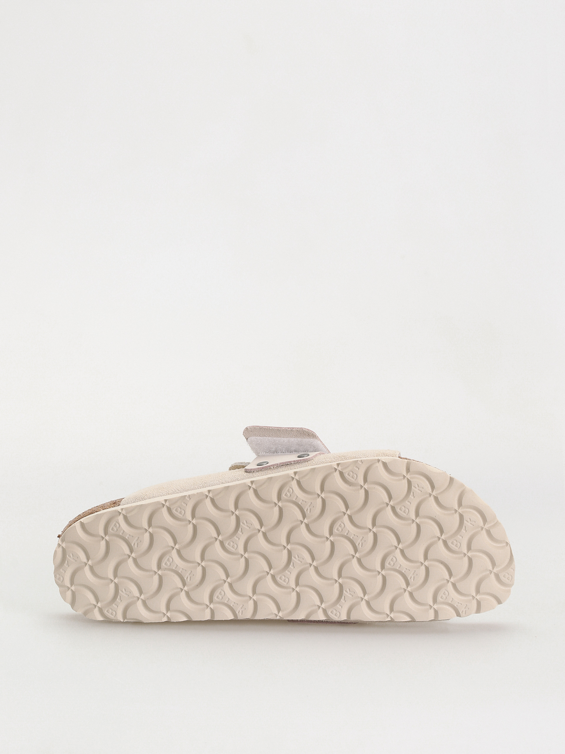 Šľapky Birkenstock Kyoto Nubuck Suede Leather Narrow Wmn (antique white)