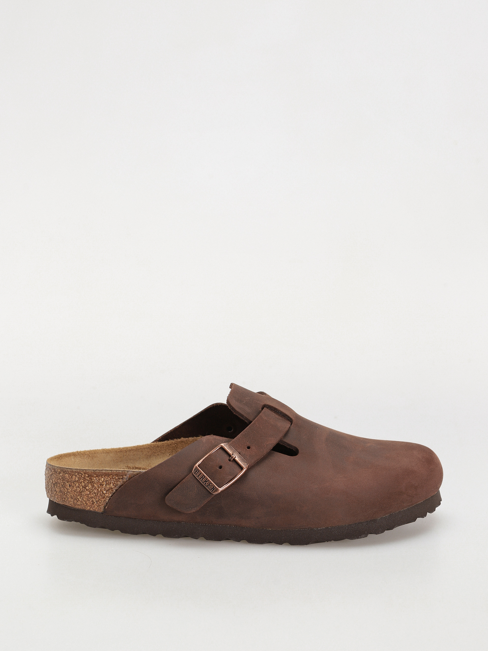 Šľapky Birkenstock Boston Oiled Leather Narrow Wmn (habana)