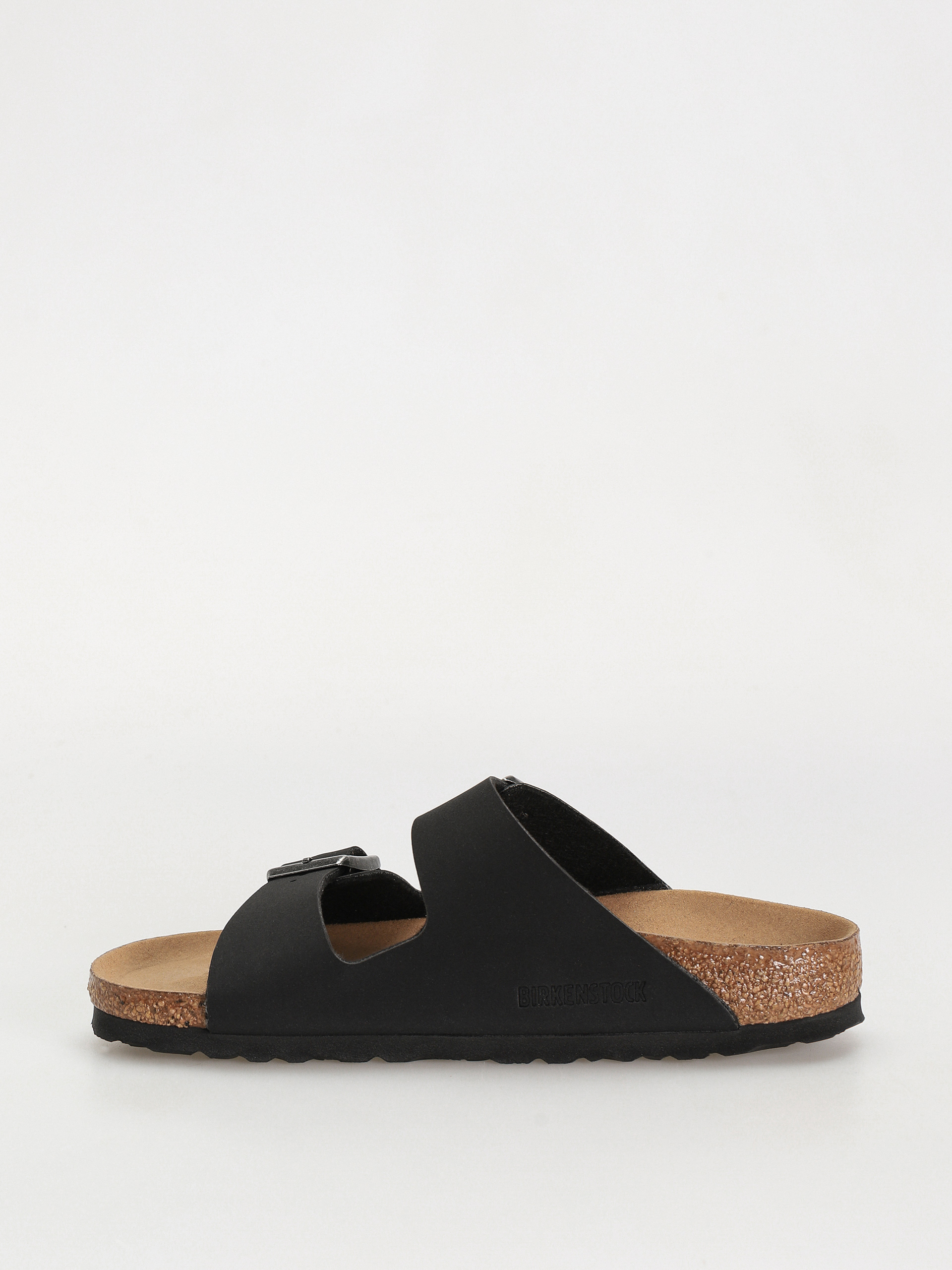 Šľapky Birkenstock Arizona Birko Flor Nubuck Narrow Wmn (black)