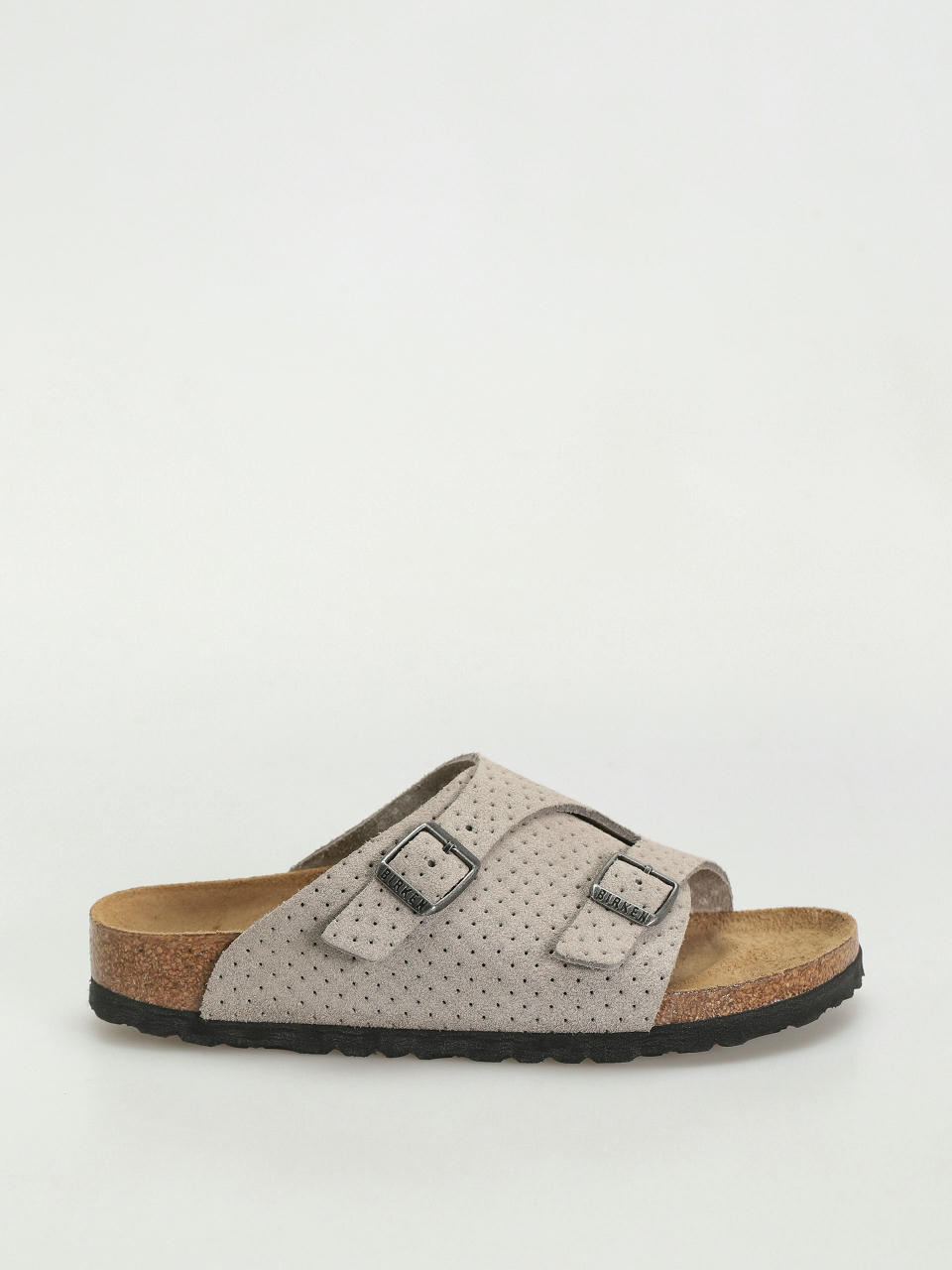 Šľapky Birkenstock Zurich Suede Embossed Narrow Wmn (emboss dots stone coin)