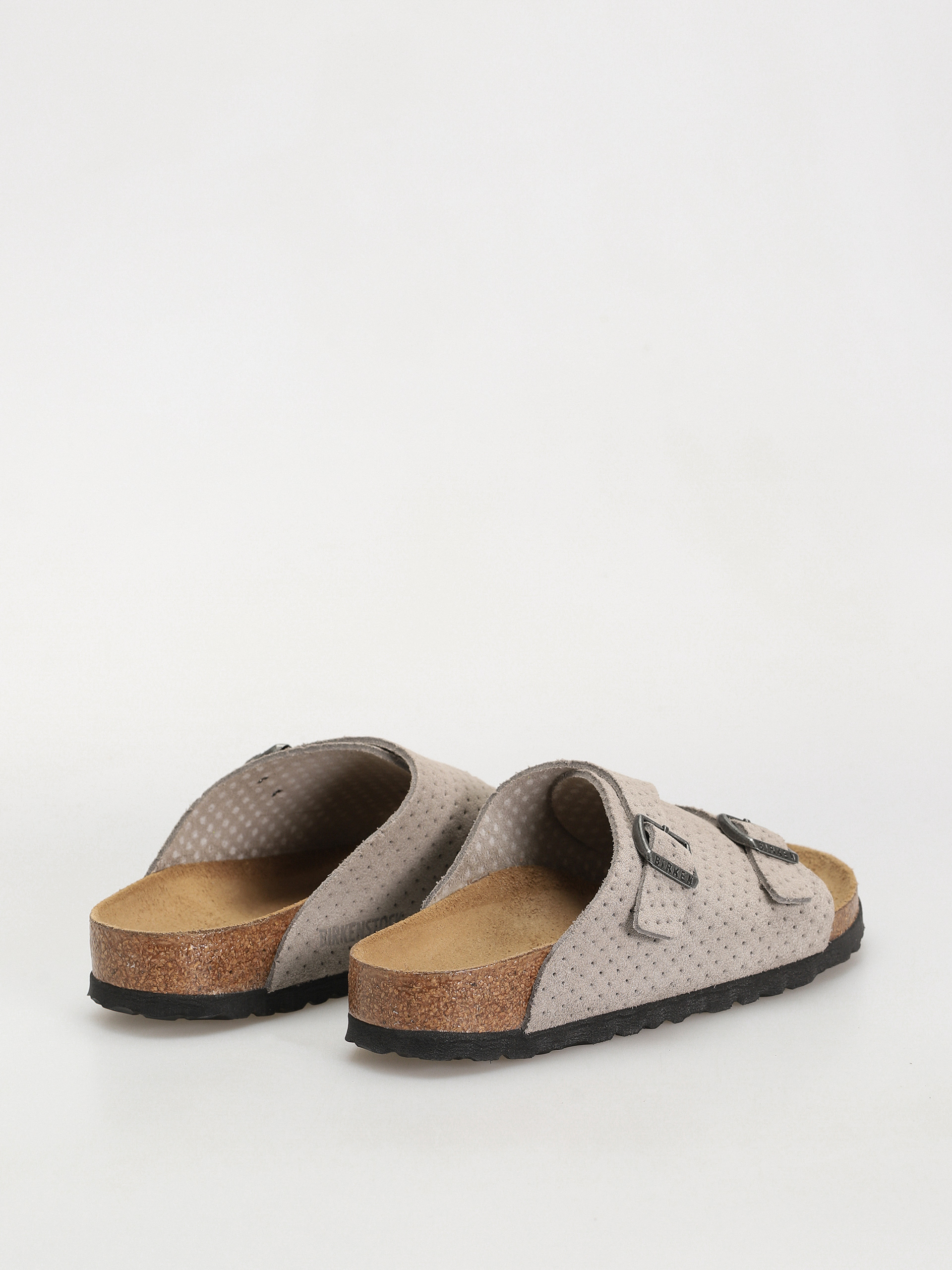 Šľapky Birkenstock Zurich Suede Embossed Narrow Wmn (emboss dots stone coin)