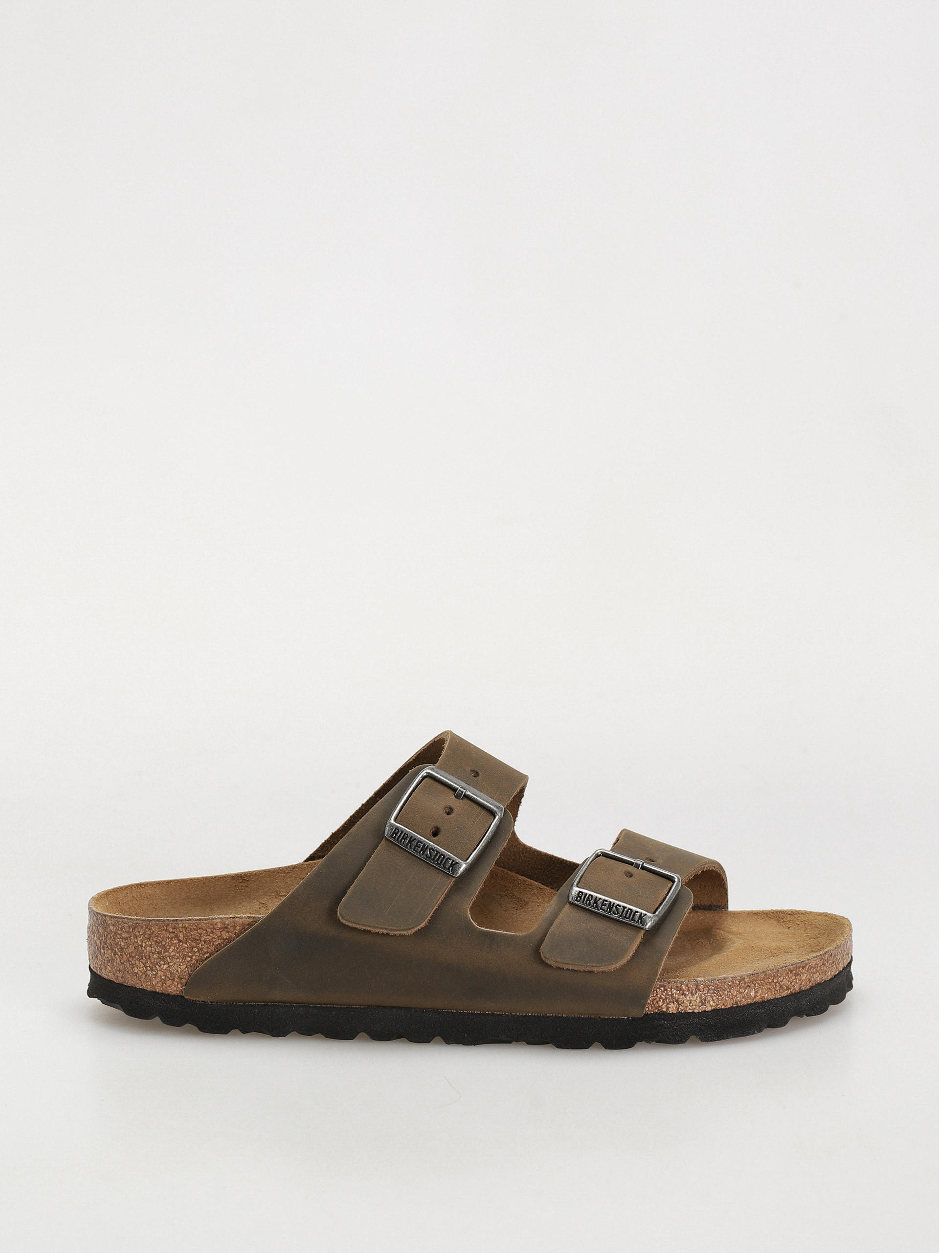 u0160u013eapky Birkenstock Arizona Oiled Leather Narrow Wmn (faded khaki)