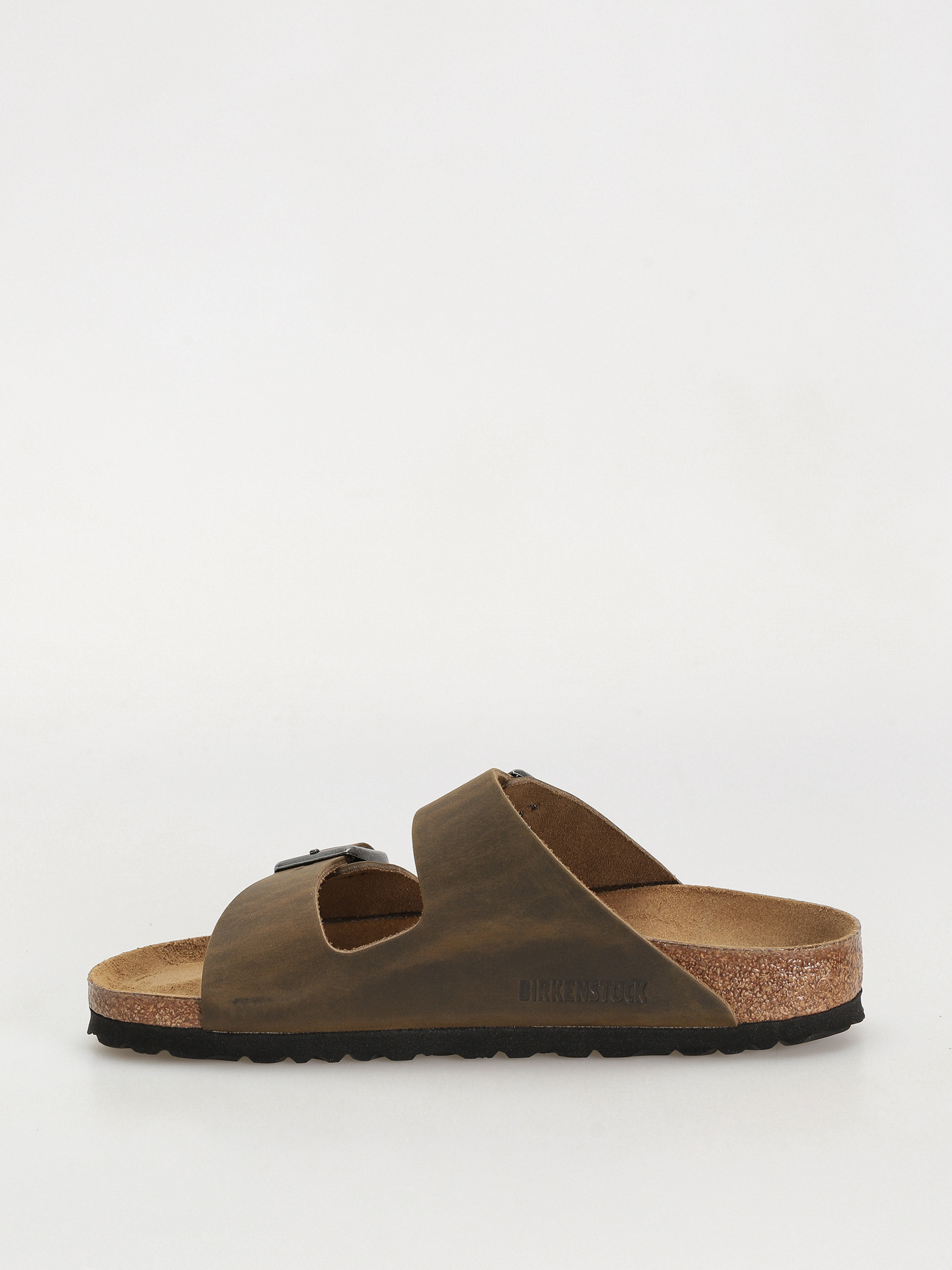Šľapky Birkenstock Arizona Oiled Leather Narrow Wmn (faded khaki)