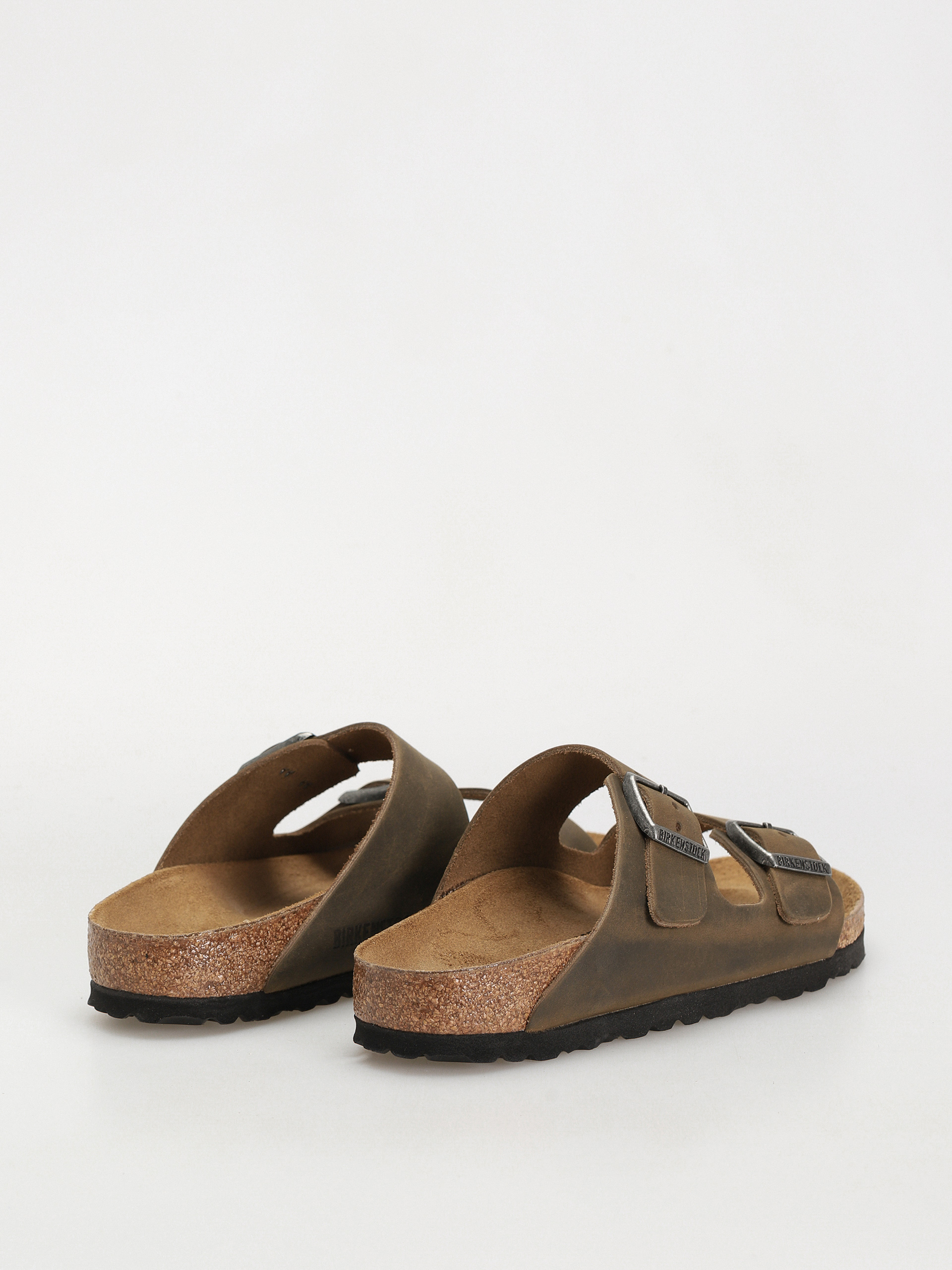 Šľapky Birkenstock Arizona Oiled Leather Narrow Wmn (faded khaki)