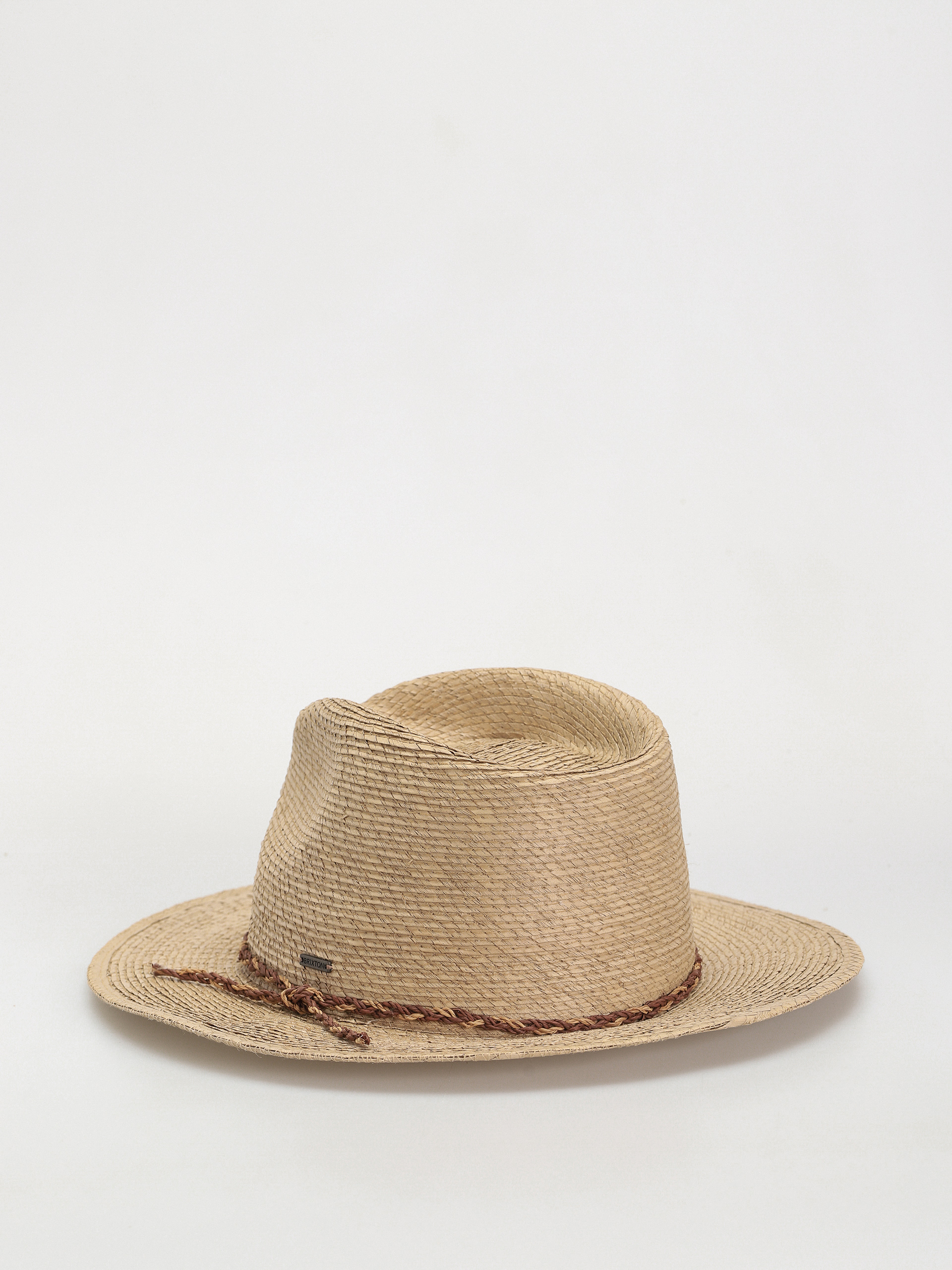 Klobúk Brixton Messer Western Straw Fedora (sand)