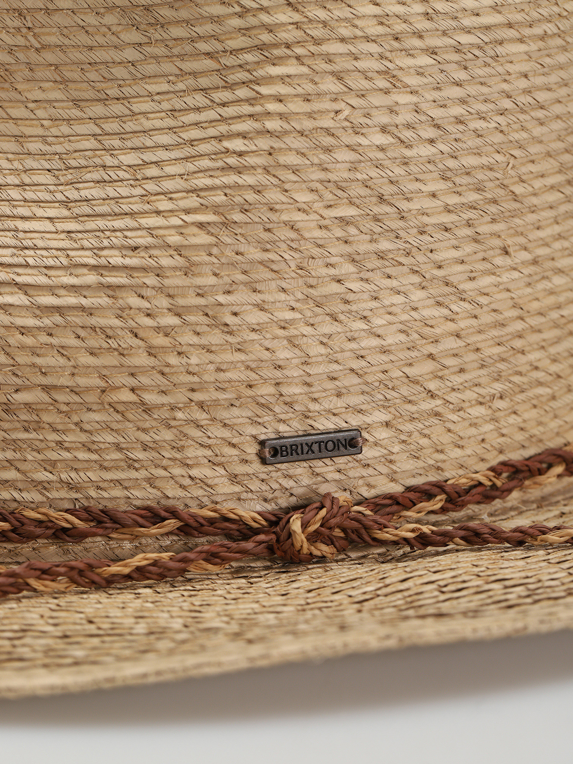 Klobúk Brixton Messer Western Straw Fedora (sand)