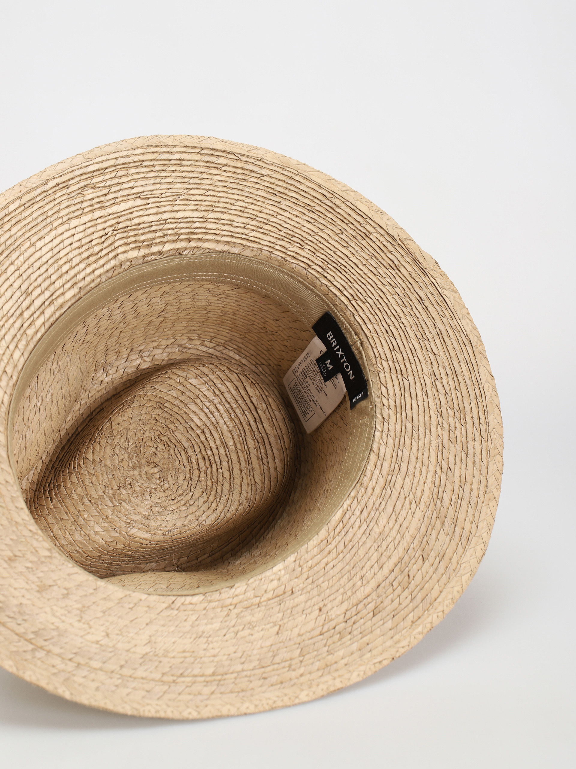 Klobúk Brixton Messer Western Straw Fedora (sand)
