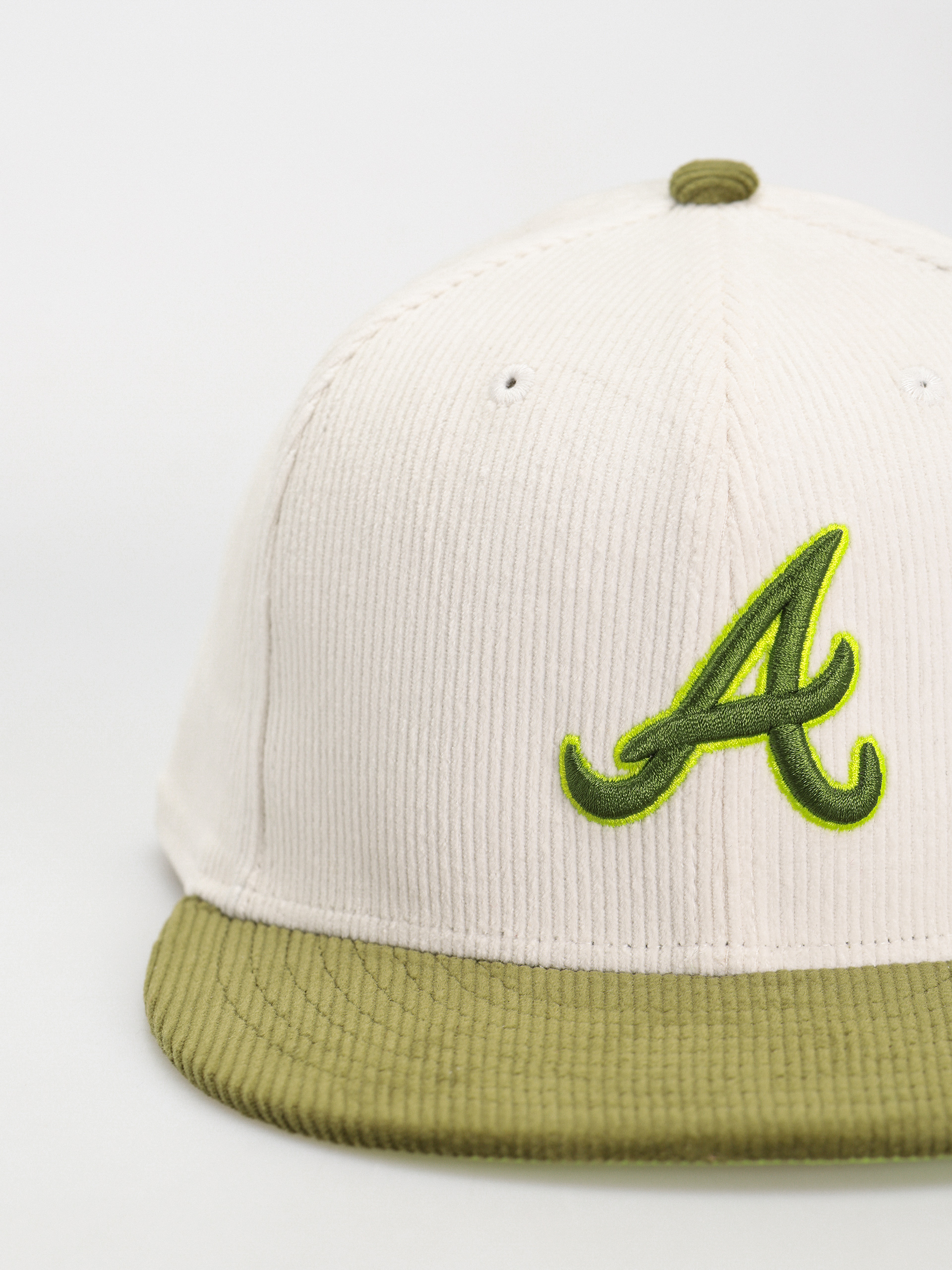 Šiltovka New Era Cord 59Fifty Atlanta Braves (green/white)