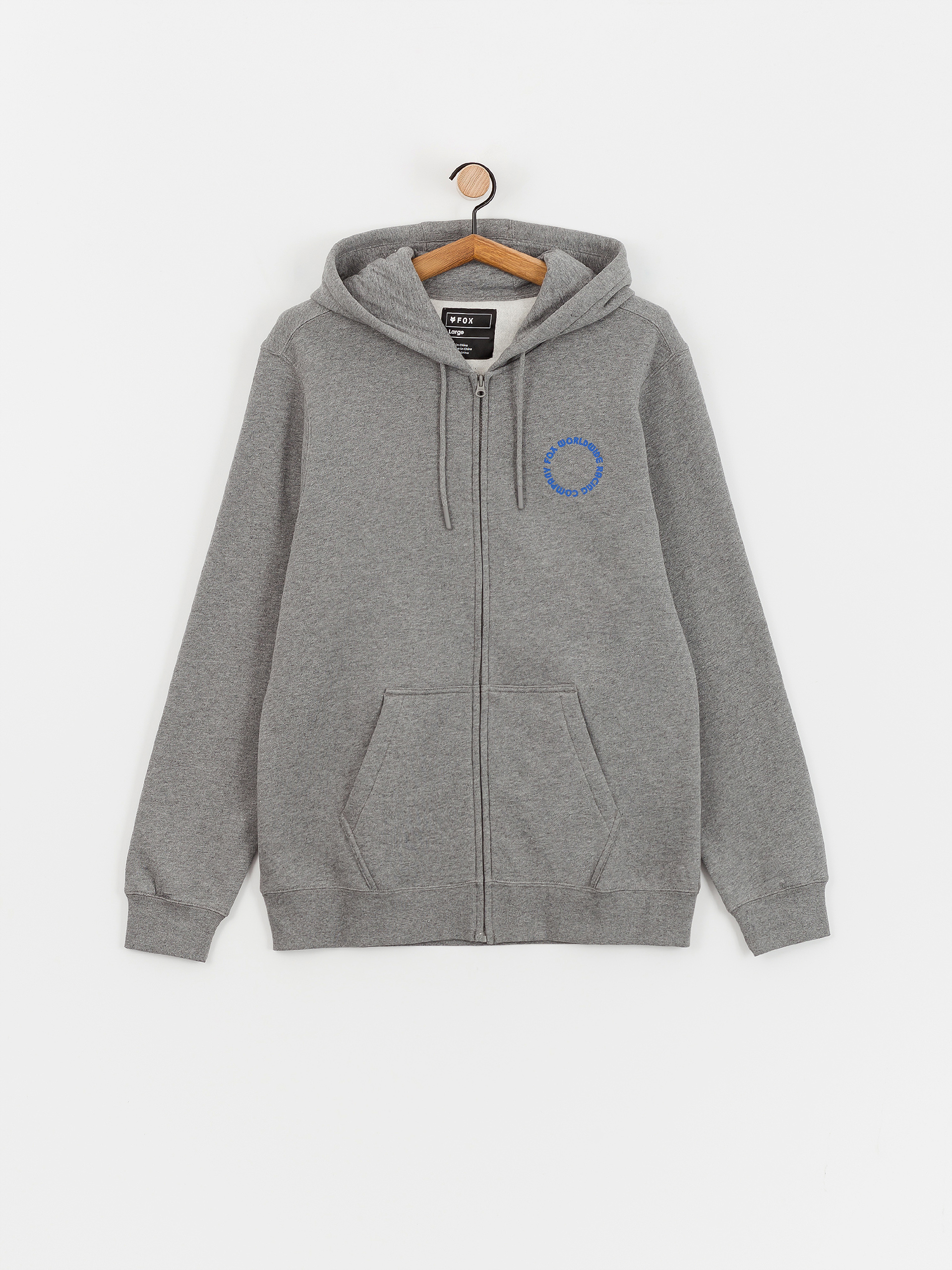 Mikina s kapucňou Fox Next Level ZHD (heather graphite)