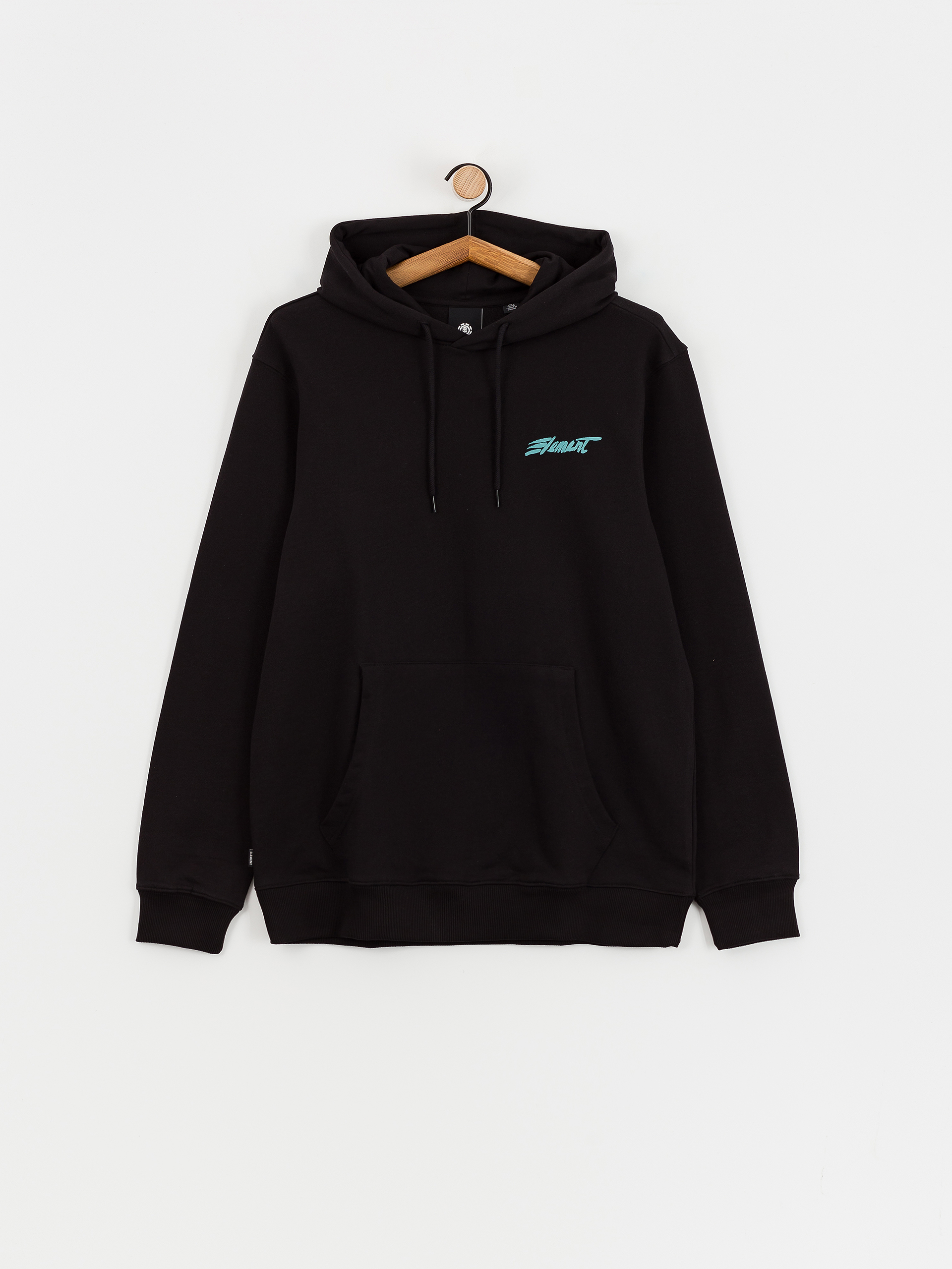 Mikina s kapucňou Element Horizon HD (flint black)