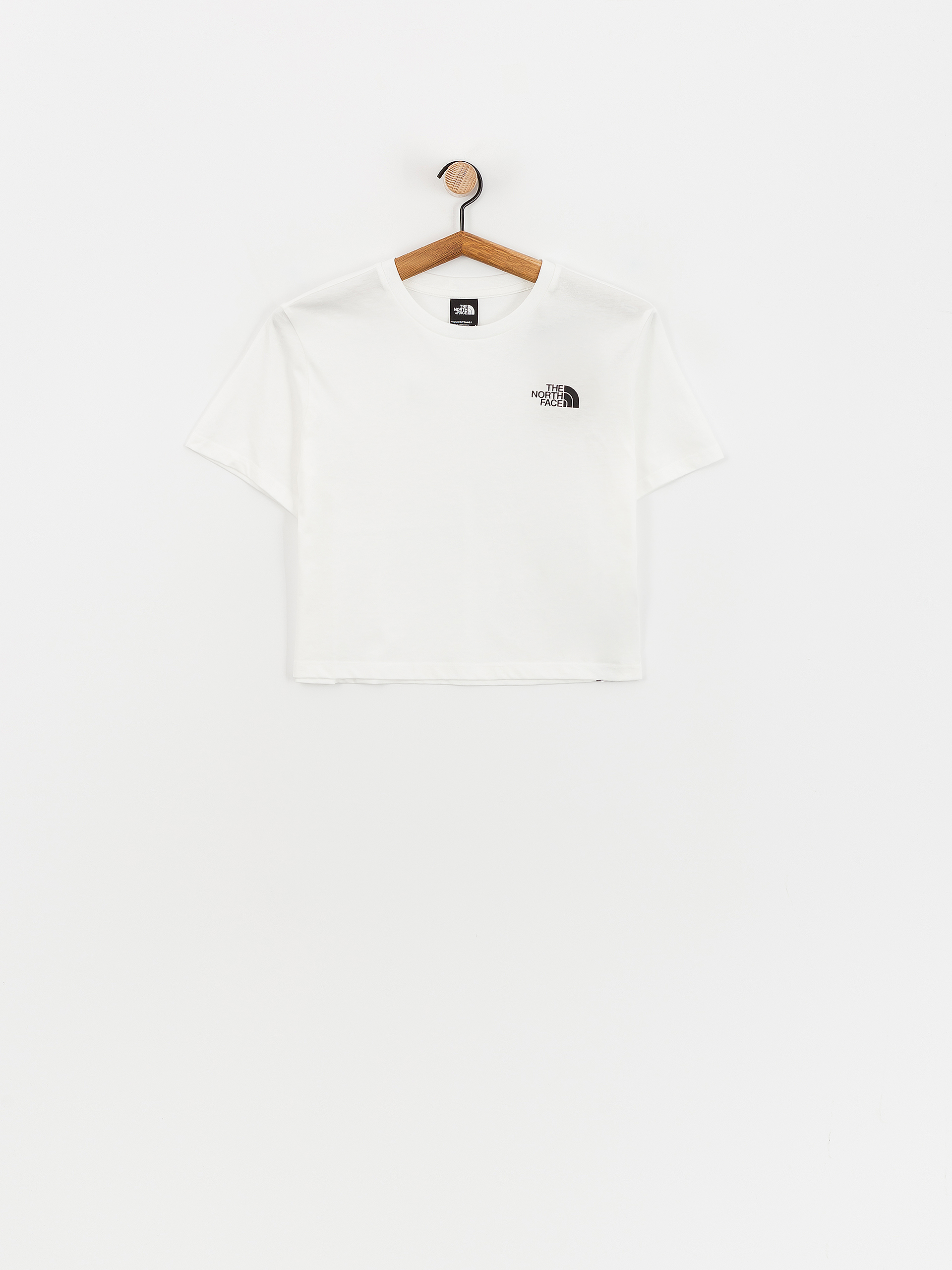 Tričko The North Face Simple Dome Cropped Slim Wmn (tnf white)