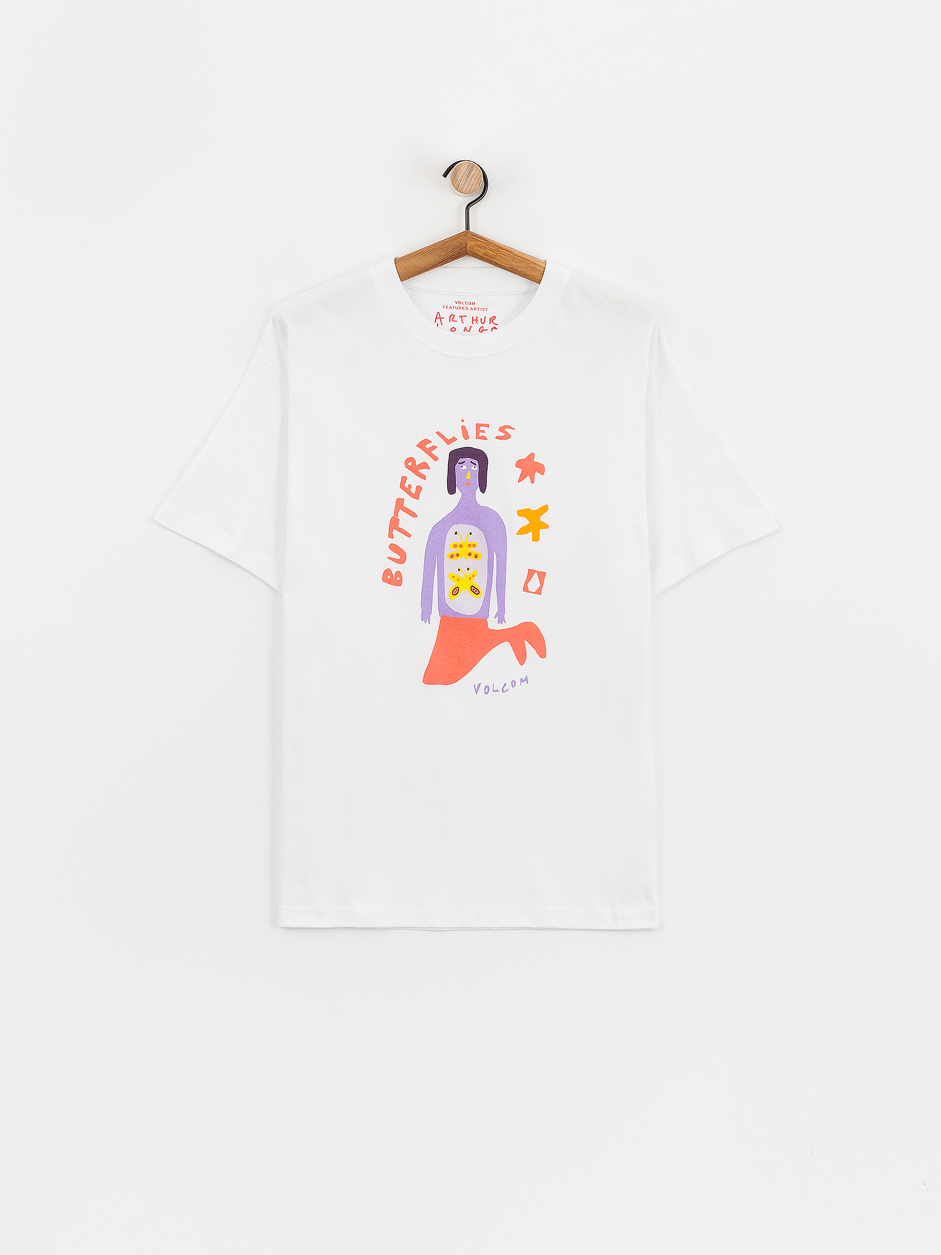 Tričko Volcom Fa Arthur Longo 2 Lse (white)