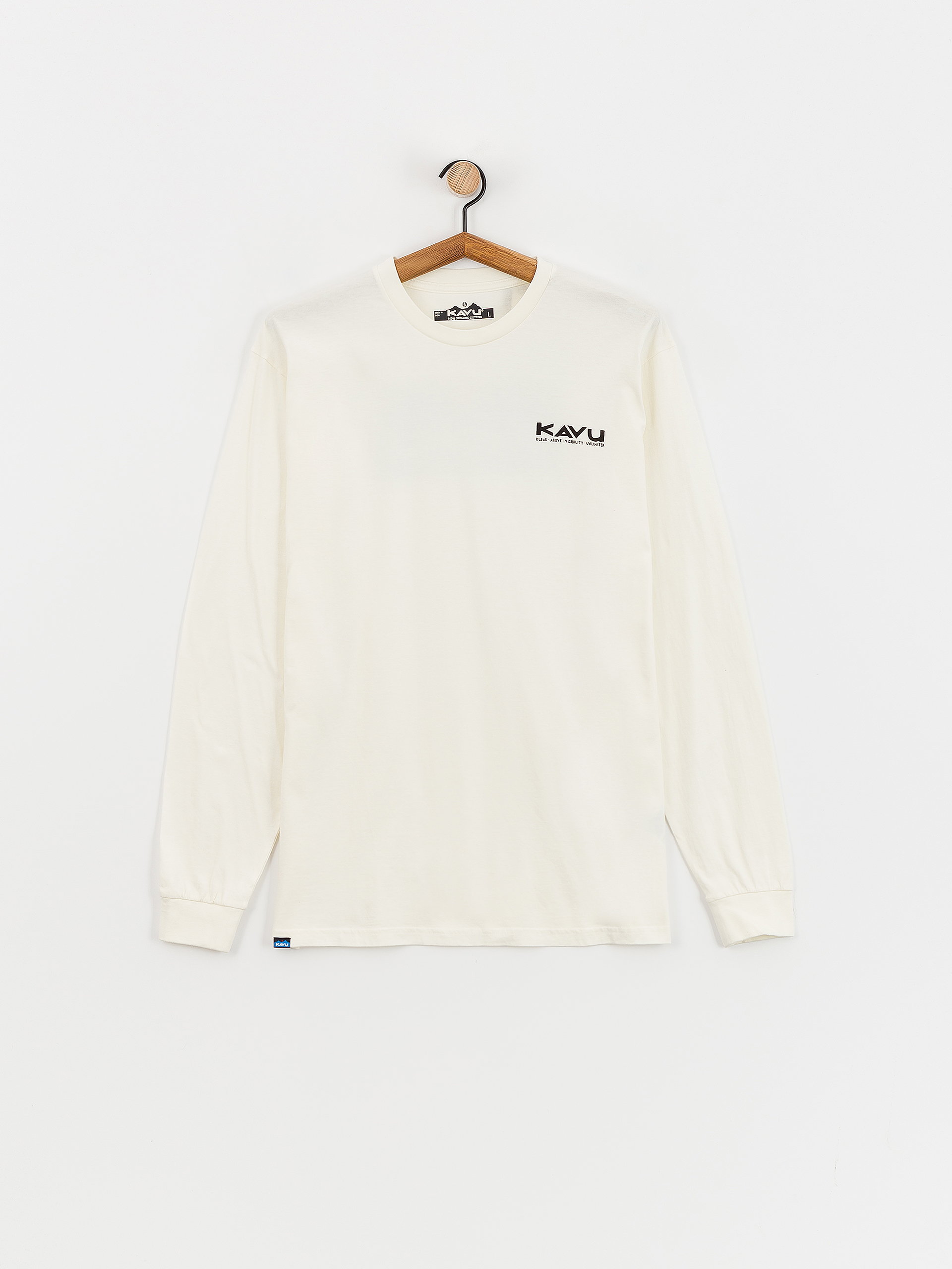 Tričko Kavu LS Etch Art (off white)