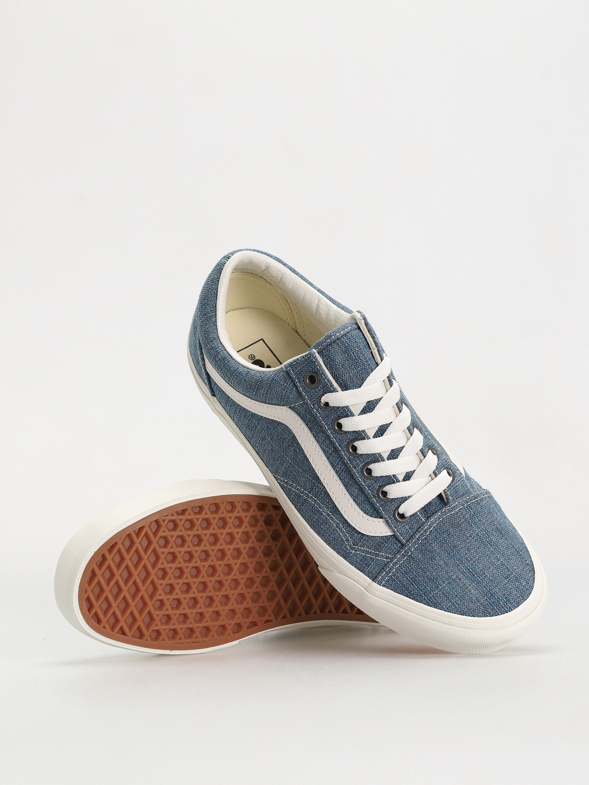 Topánky Vans Old Skool (threaded denim blue/white)