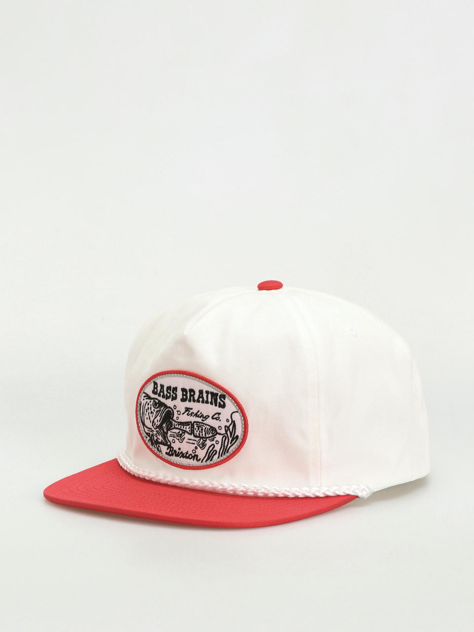 Šiltovka Brixton Bass Brains Swim Hp Snapback (white/red)