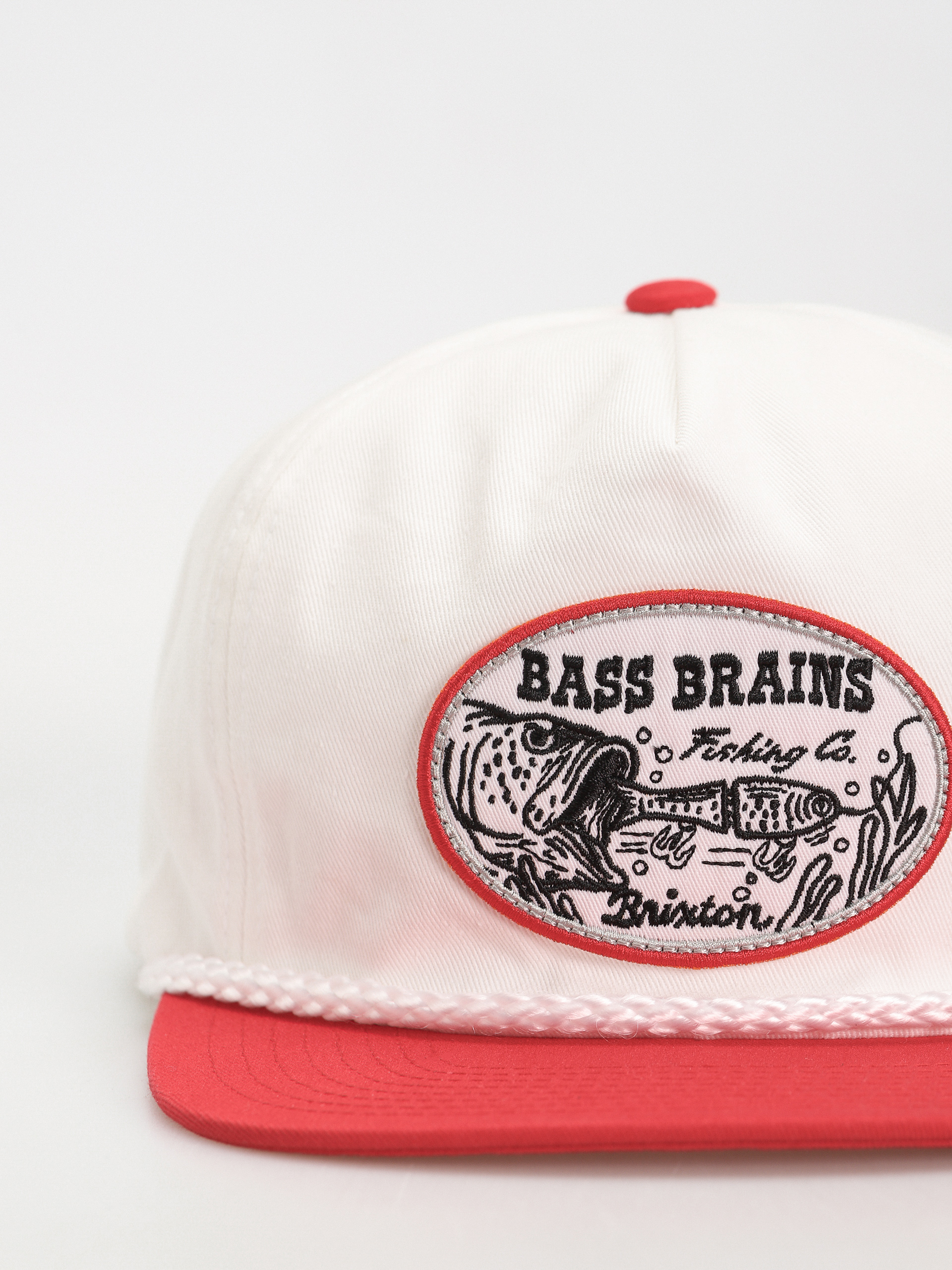 Šiltovka Brixton Bass Brains Swim Hp Snapback (white/red)
