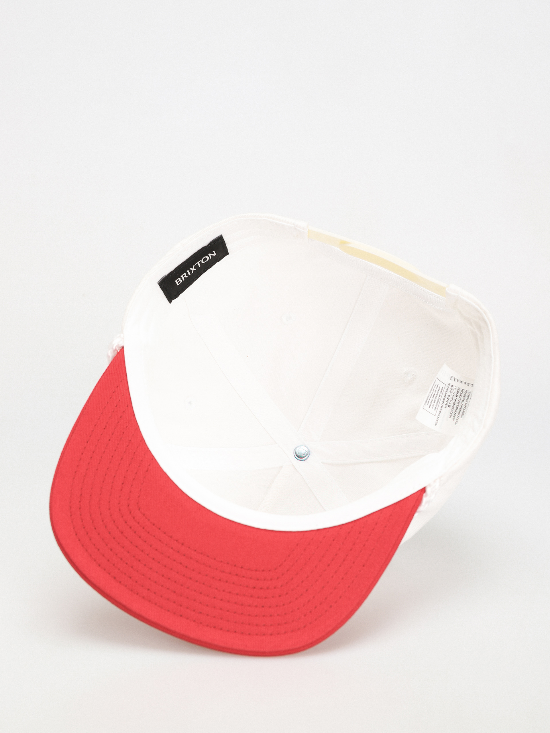 Šiltovka Brixton Bass Brains Swim Hp Snapback (white/red)