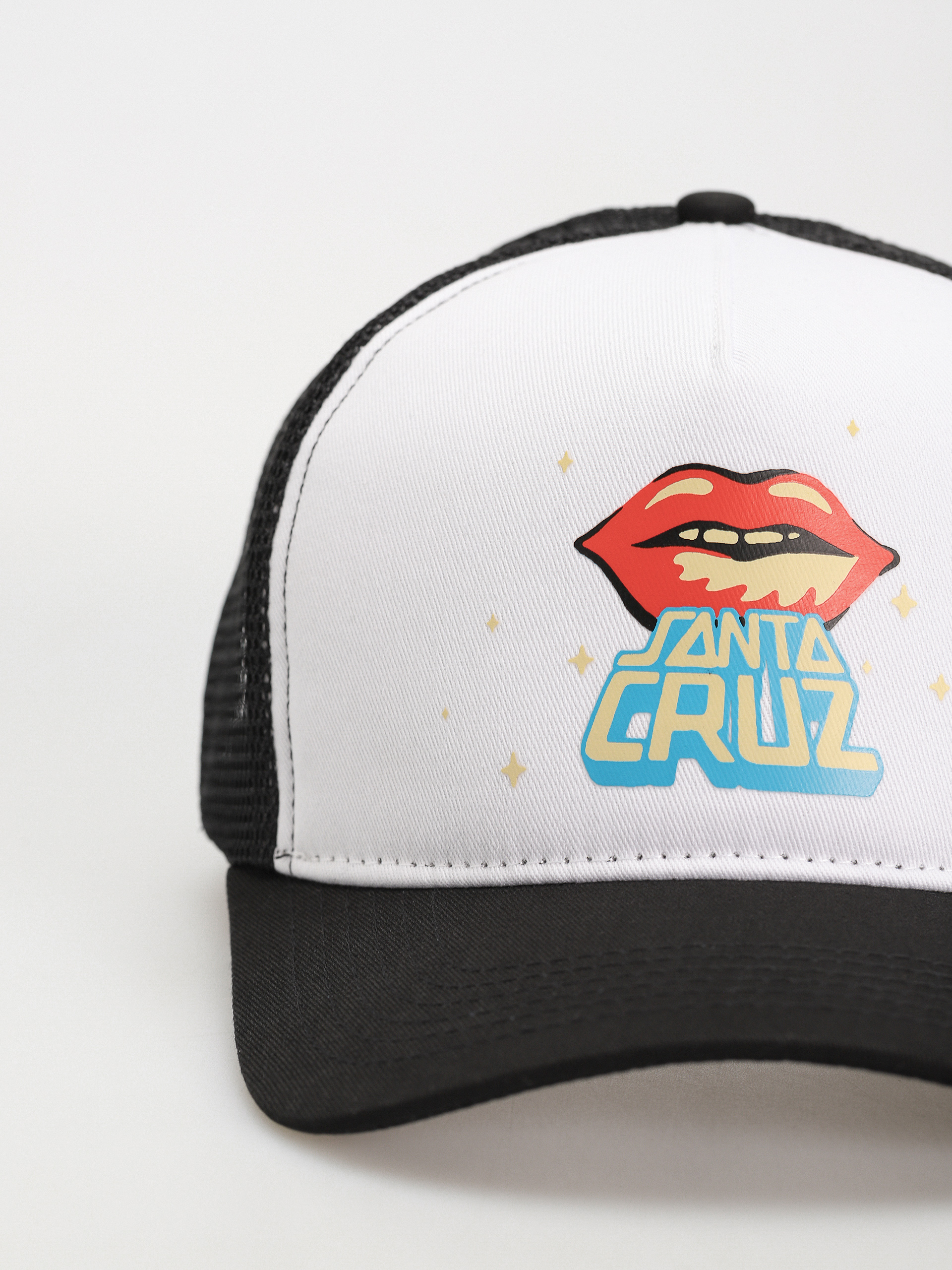 Šiltovka Santa Cruz Johnson Danger Zone Lips (white/black)
