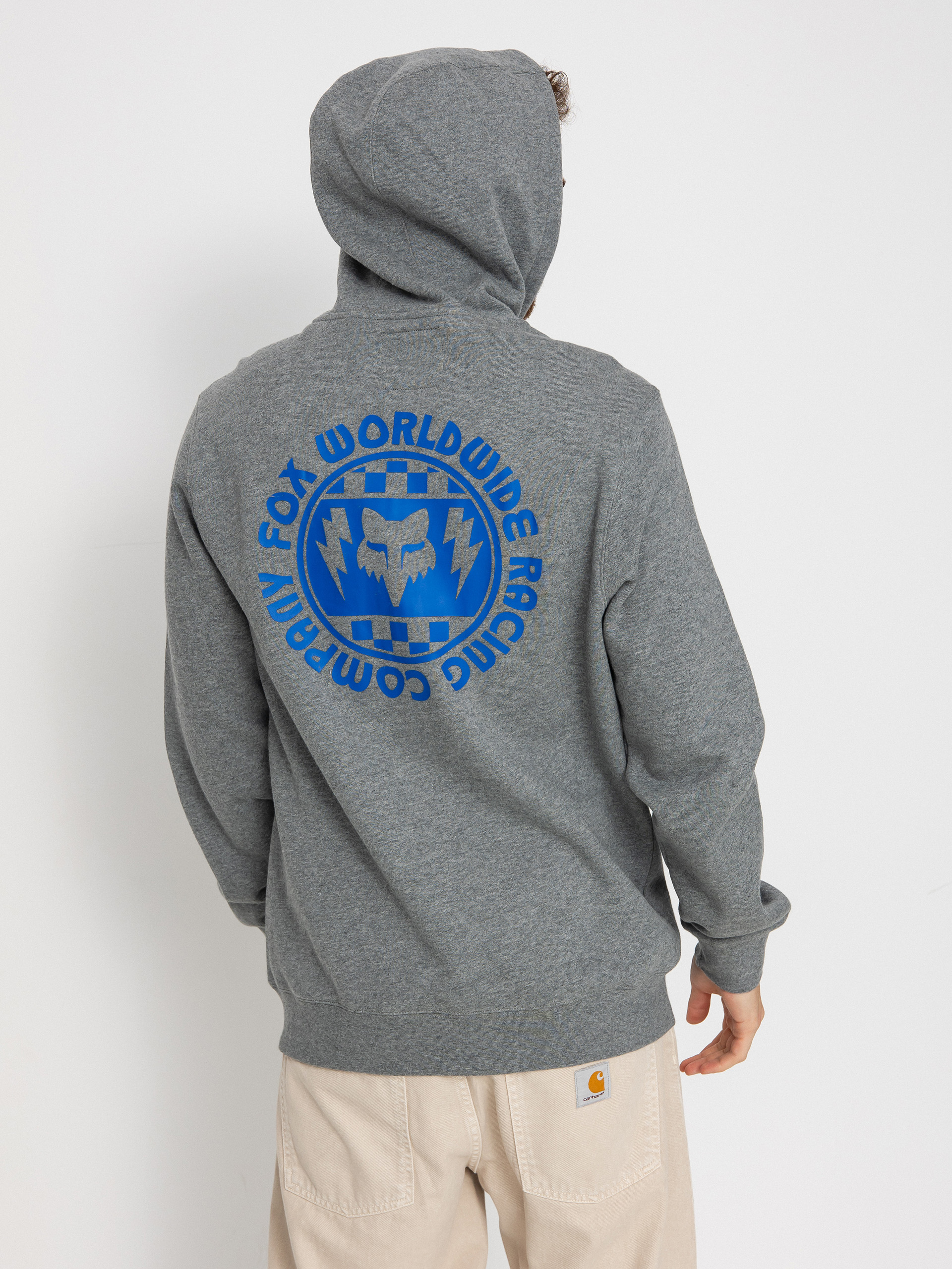 Mikina s kapucňou Fox Next Level ZHD (heather graphite)