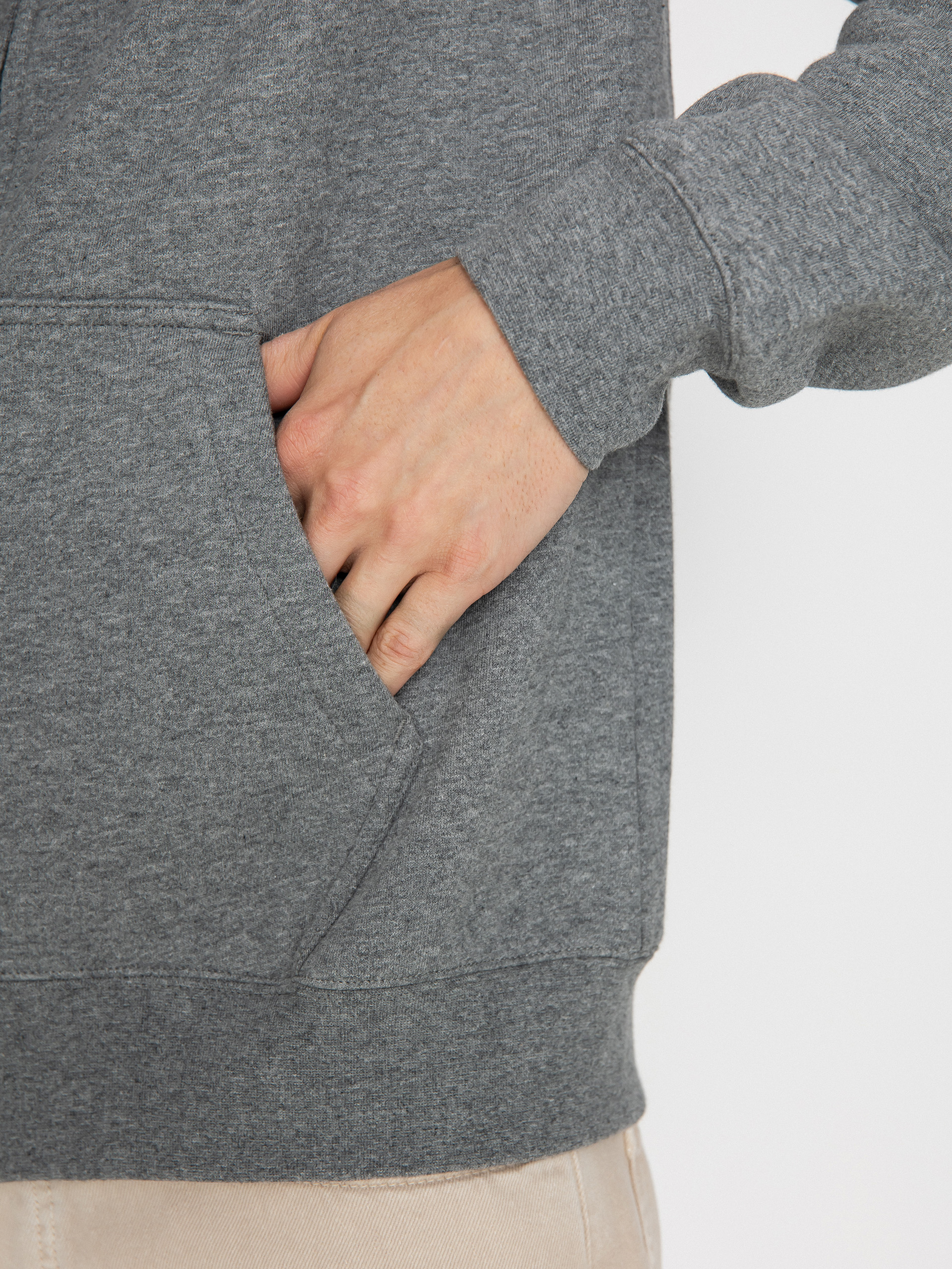 Mikina s kapucňou Fox Next Level ZHD (heather graphite)