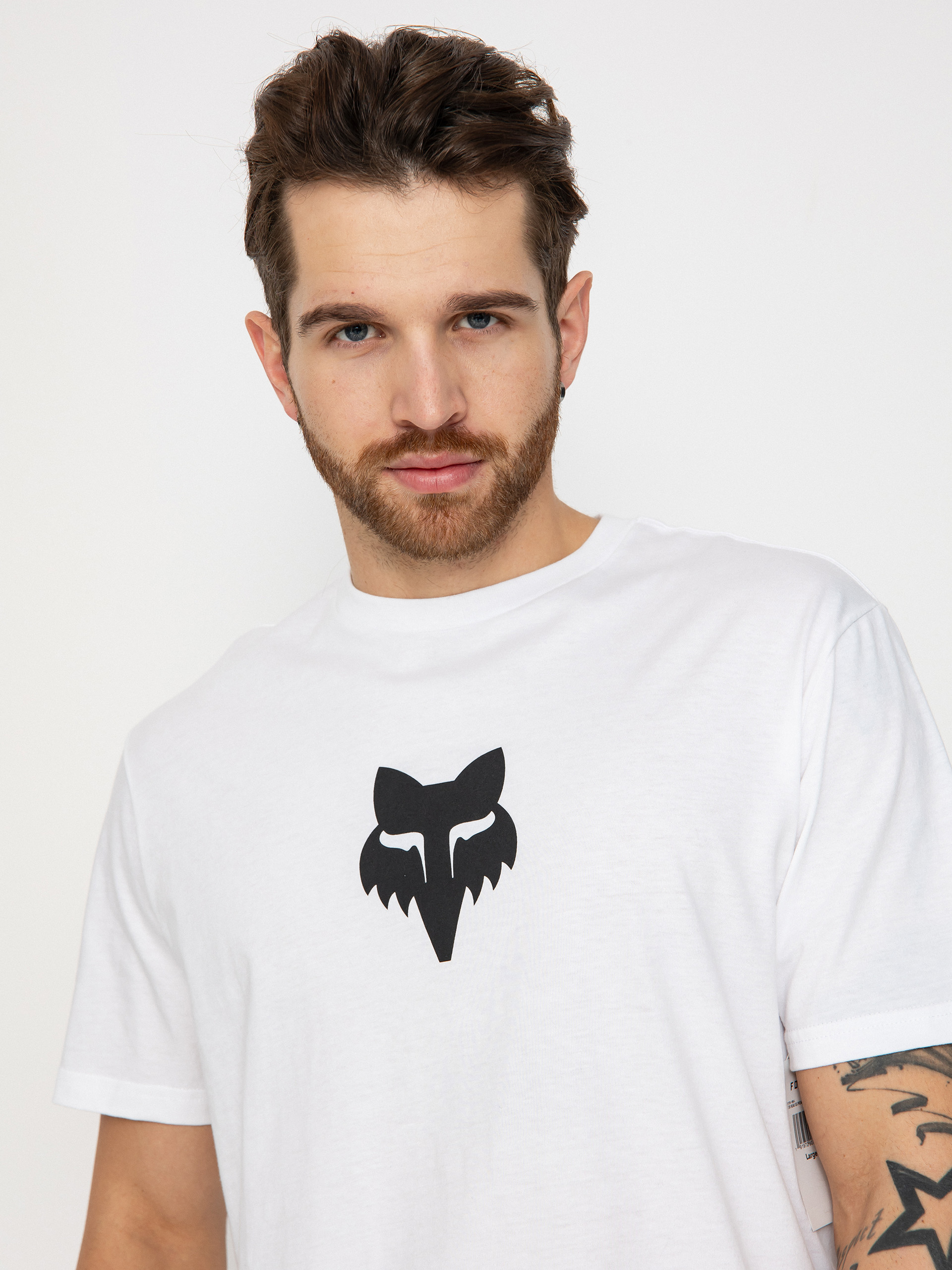 Tričko Fox Fox Head Prem (optic white)