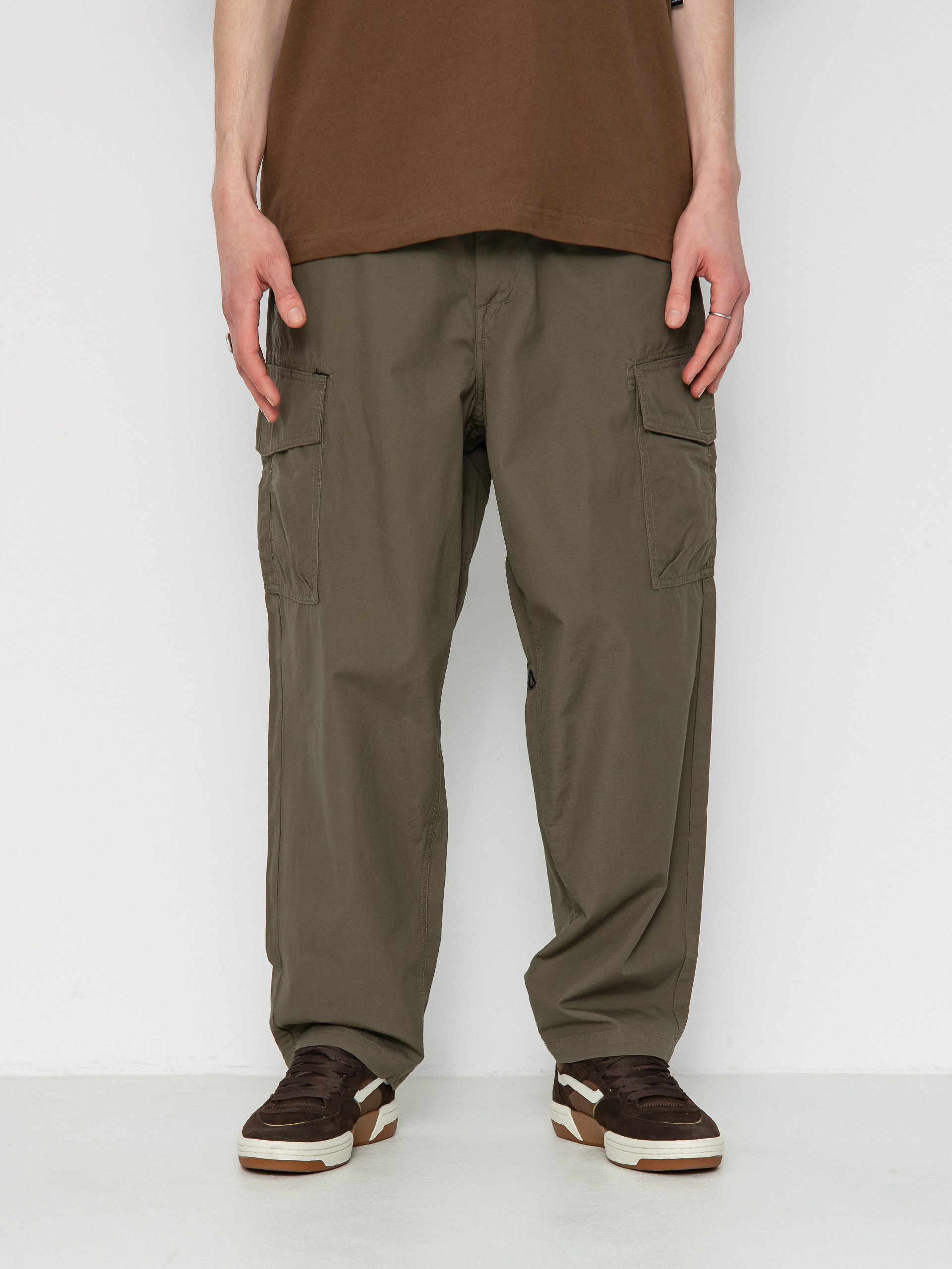 Nohavice Volcom Grande Barracks Cargo (wintermoss)