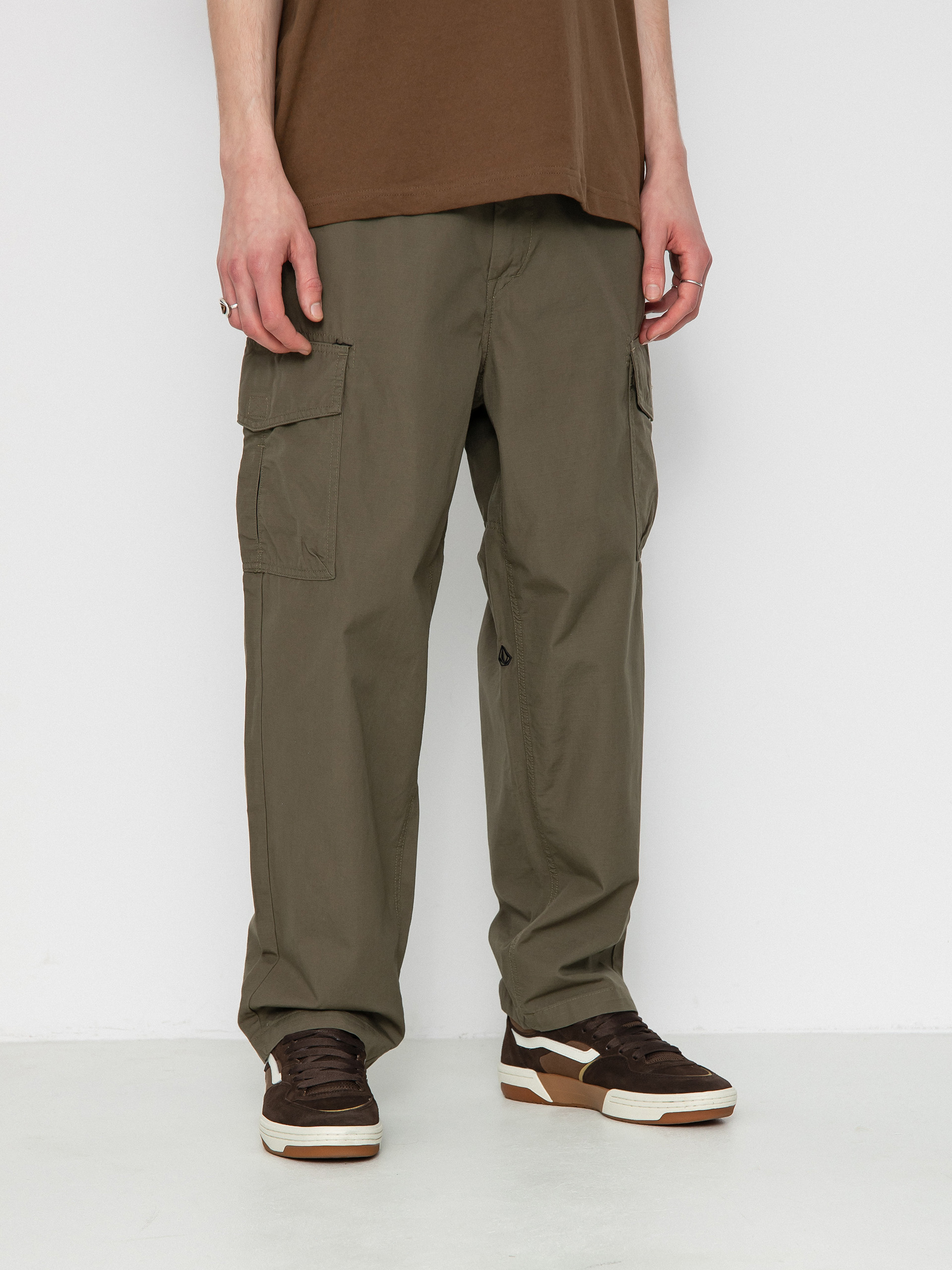 Nohavice Volcom Grande Barracks Cargo (wintermoss)