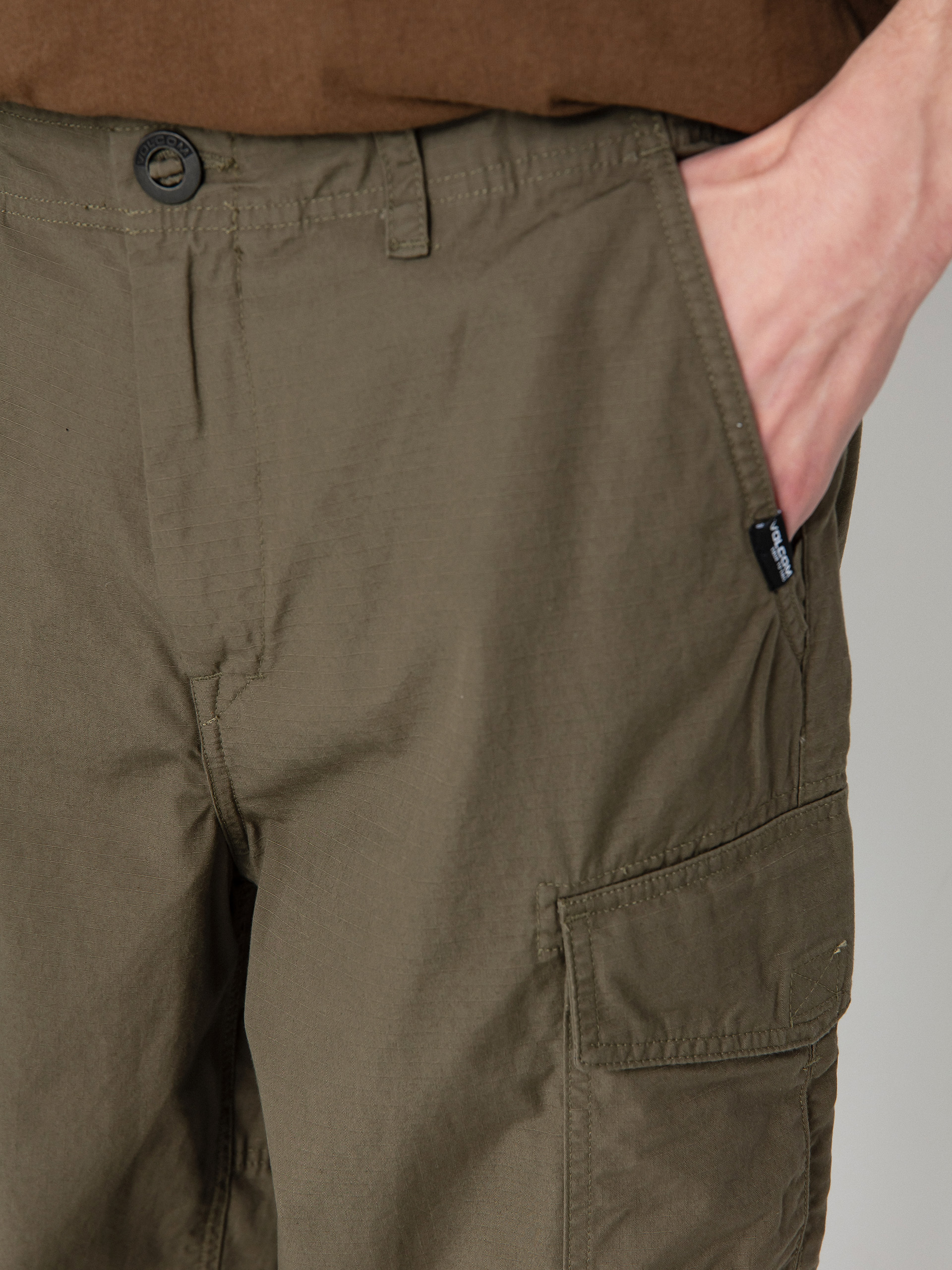 Nohavice Volcom Grande Barracks Cargo (wintermoss)