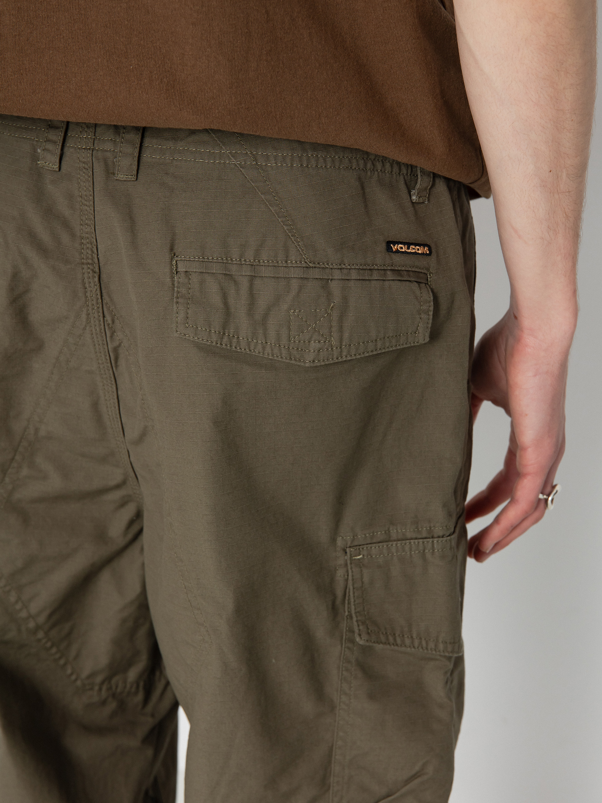 Nohavice Volcom Grande Barracks Cargo (wintermoss)